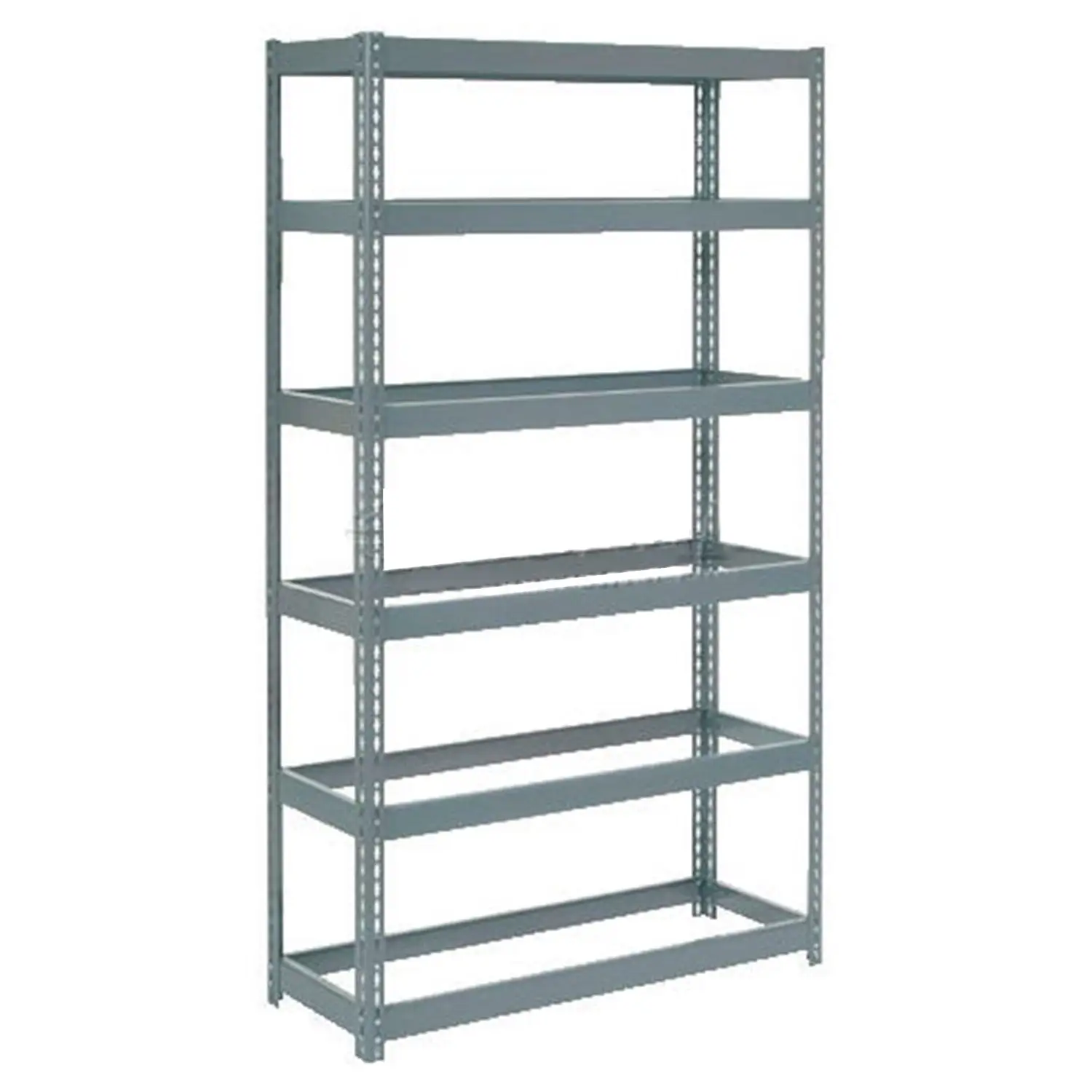 Boltless Extra Heavy Duty Shelving 48W x 12D x 84H. 6 Shelves. No Deck