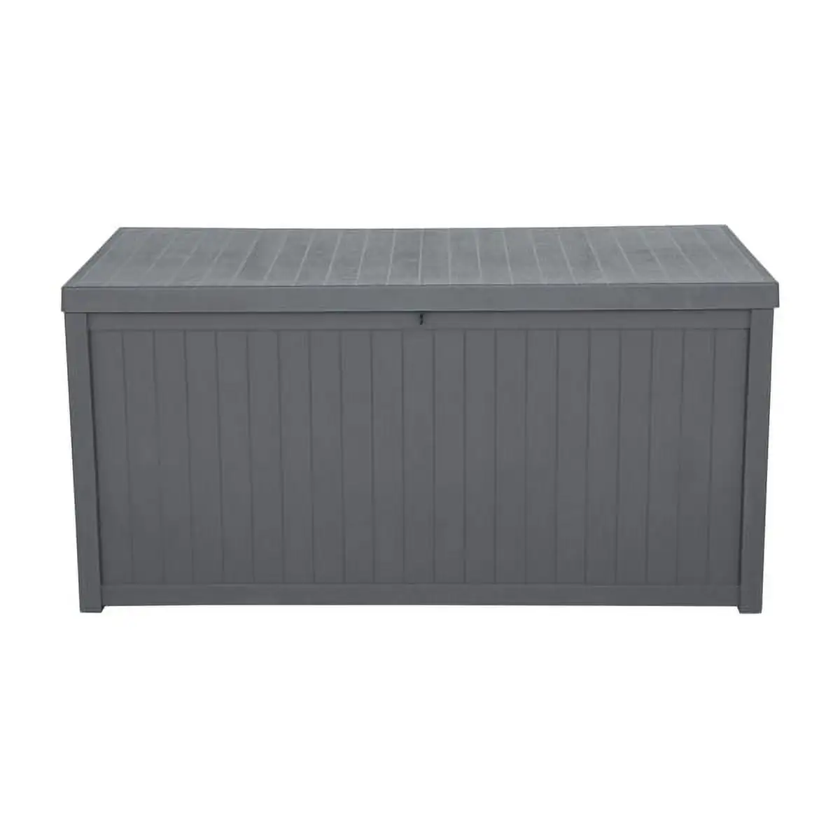 Bornmio 113gal 430L Outdoor Garden Plastic Storage Deck Box Chest Tools Cushions Toys Lockable Seat Waterproof