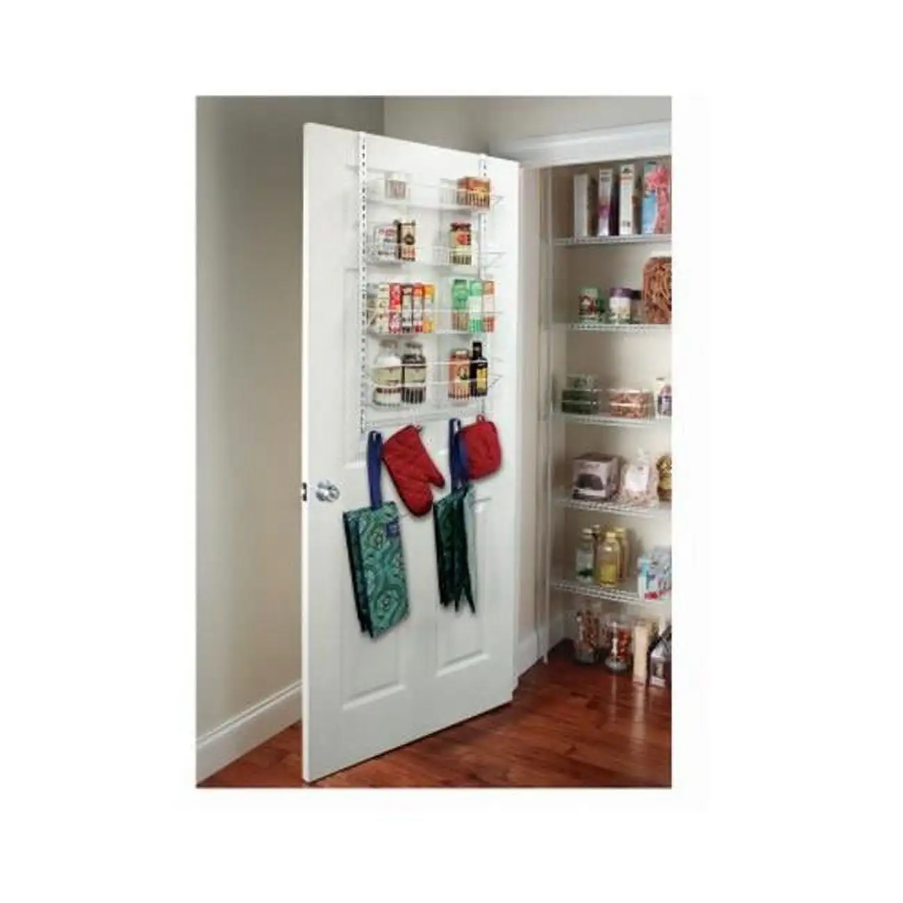 CLOSETMAID 11232 Adjustable 4Tier Wall/DR Rack