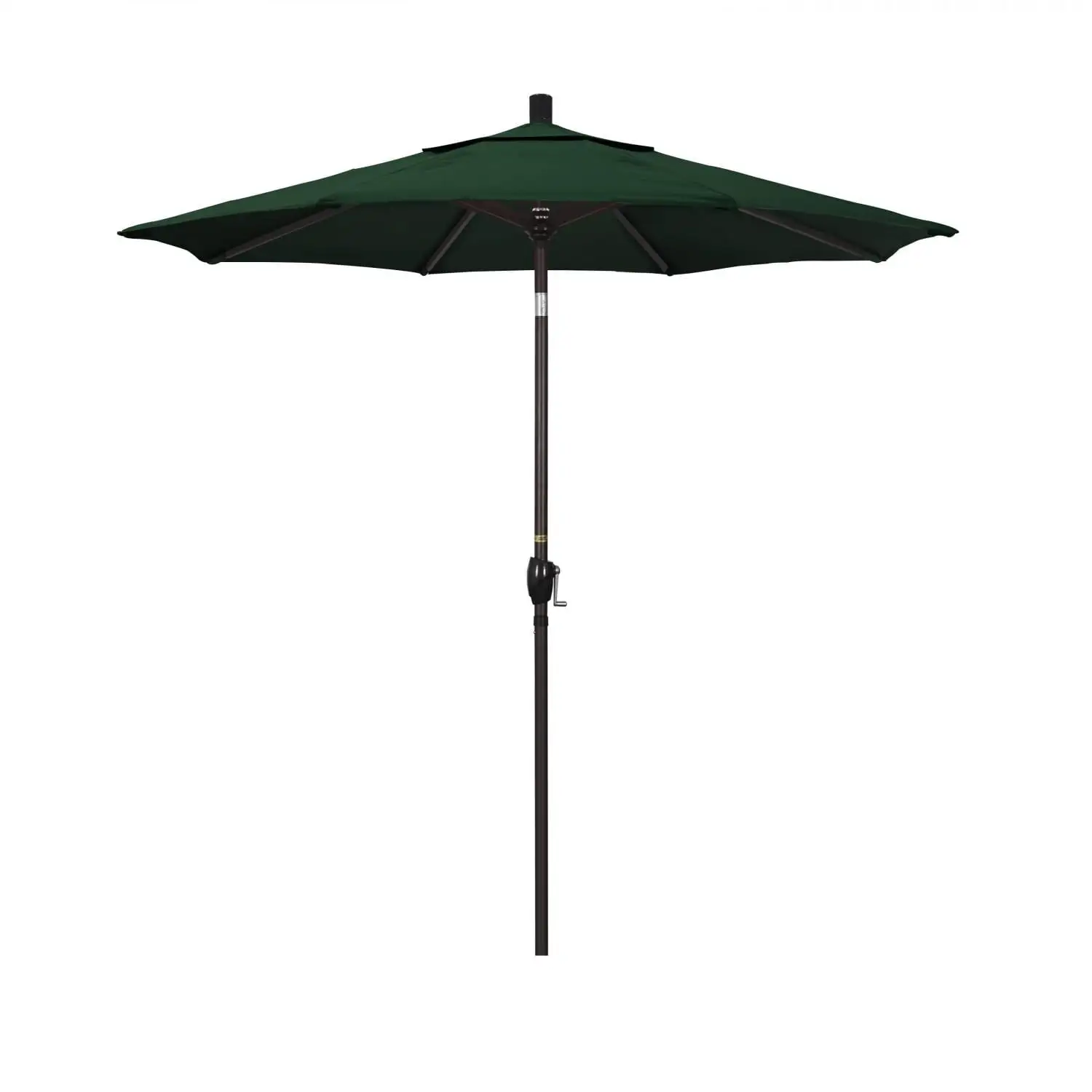 California Umbrella 7.5' Patio Umbrella in Hunter Green