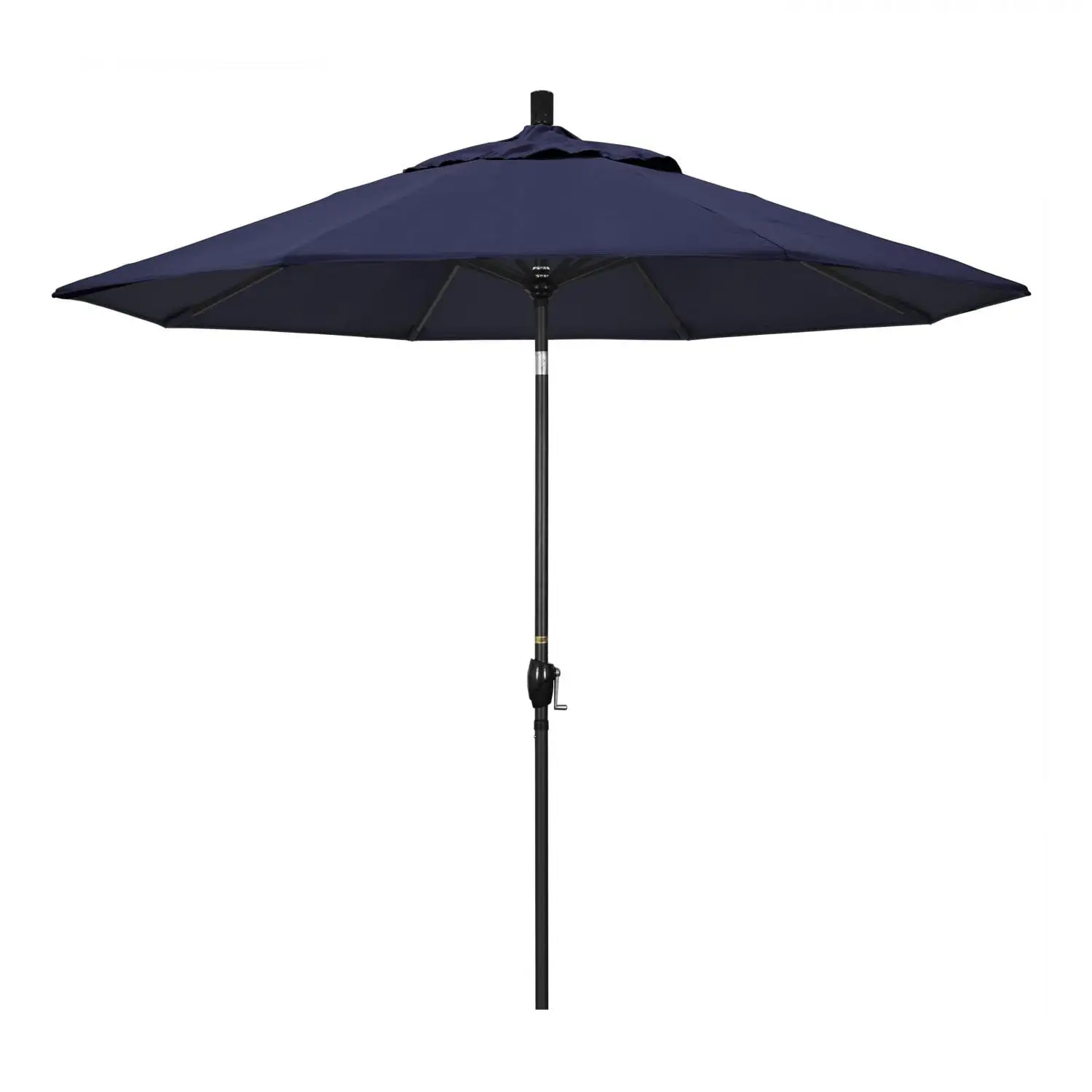 California Umbrella 9 ft. Aluminum Push Button Tilt Sunbrella Market Umbrella