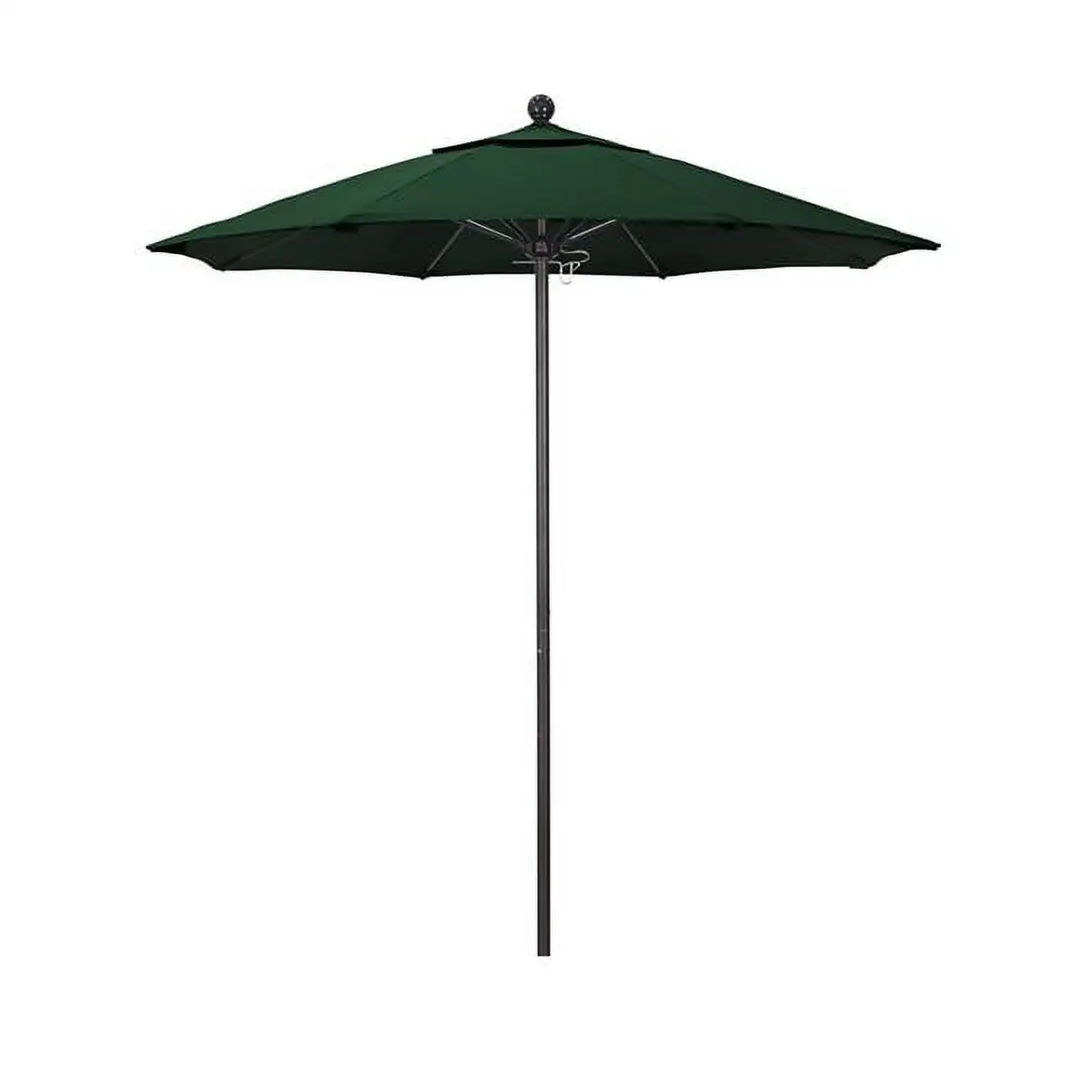 California Umbrella Venture 7.5' Bronze Market Umbrella in Green