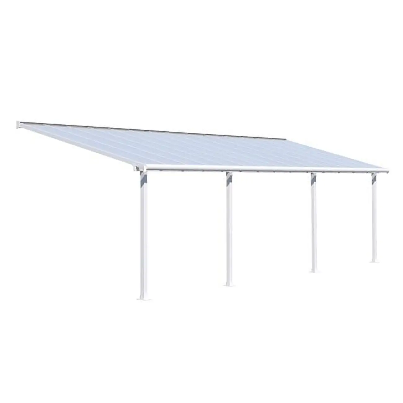 Canopia 10 x 28 in. Olympia Patio Cover - White