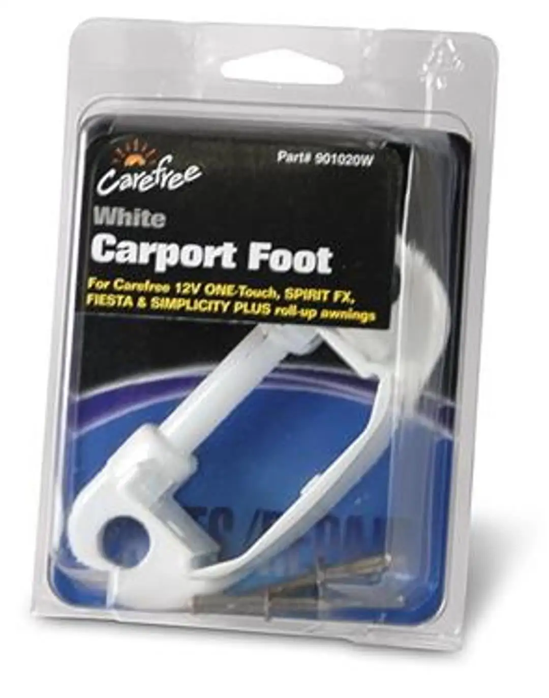 Carefree 901020W Carport Foot- White