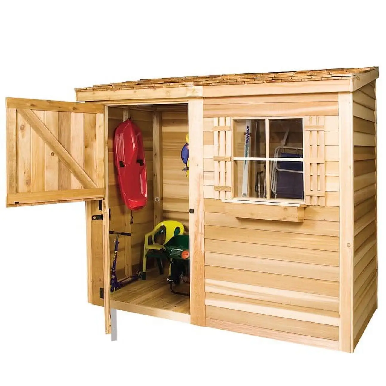 Cedarshed Bayside 6x3 Lean To Storage Shed