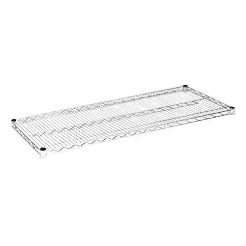 CenPro 48x18 NSF Chrome Medium Duty Wire Shelf - 800 lb. Weight Capacity