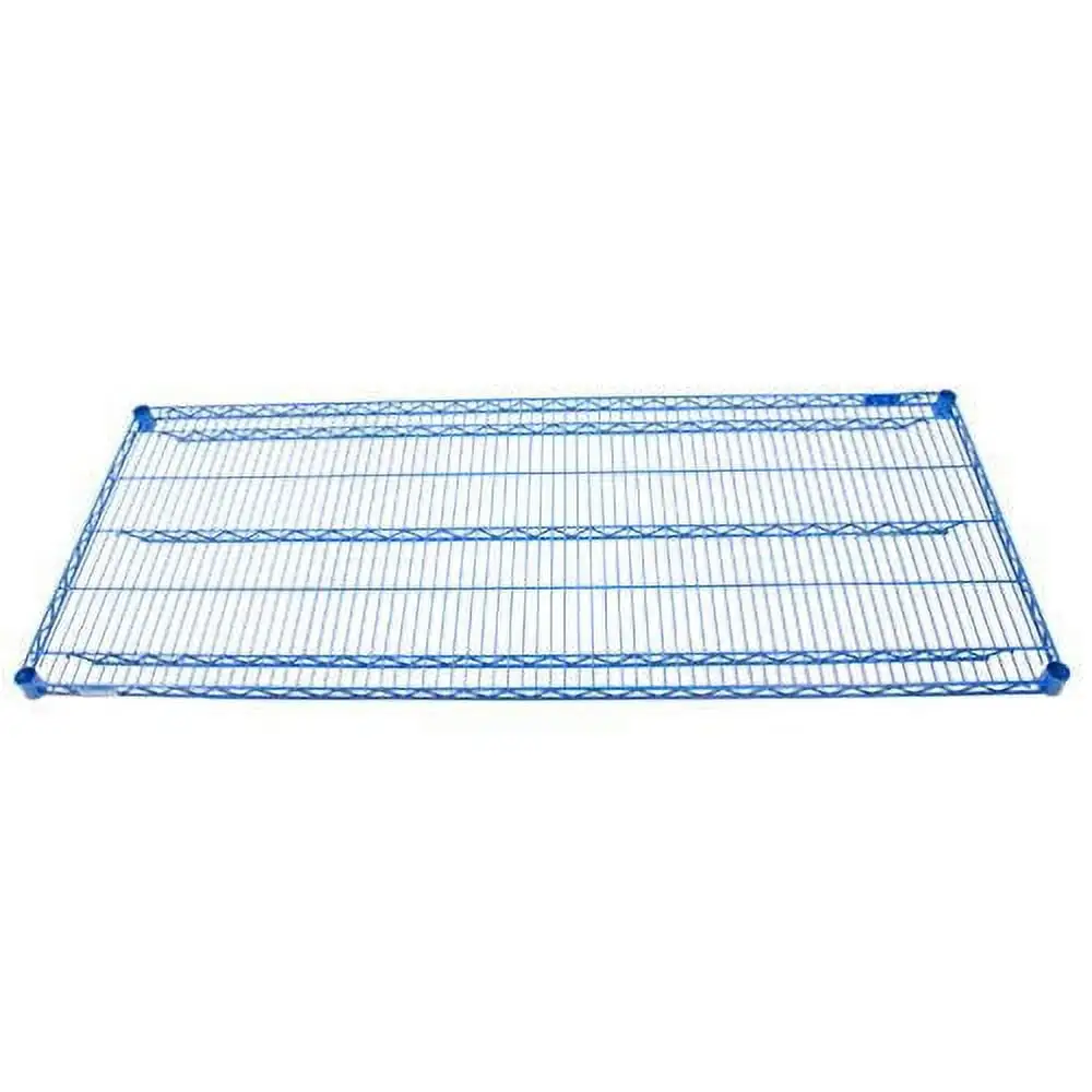 CenPro 48x24 NSF Blue Epoxy Heavy Duty Wire Shelf - 1250 lb. Weight Capacity