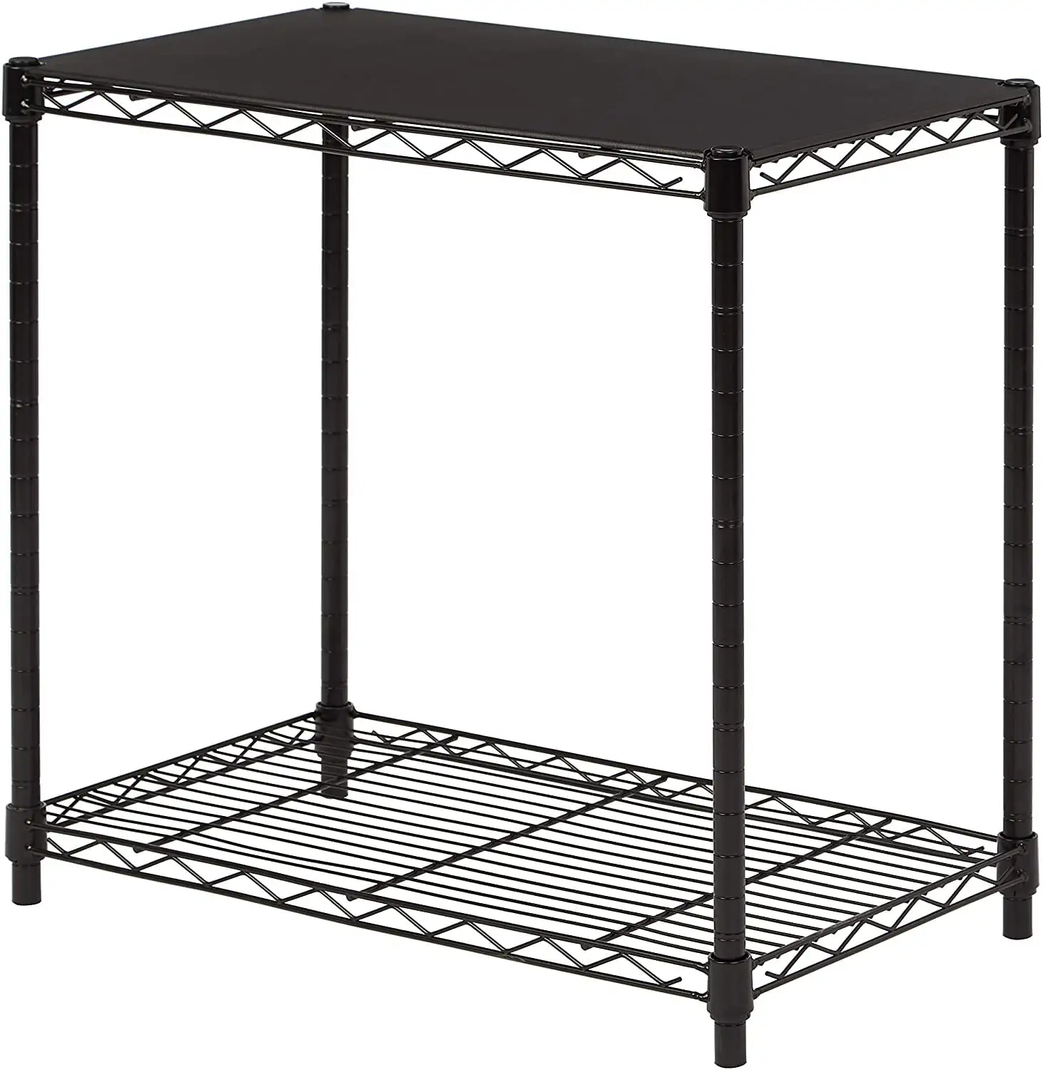 Chansong 5-Shelf Adjustable. Heavy Duty Storage Shelving Unit on 4'' Wheel Casters. Metal Organizer Wire Rack. 30 L x 14 W x 64.8 H. Chrome