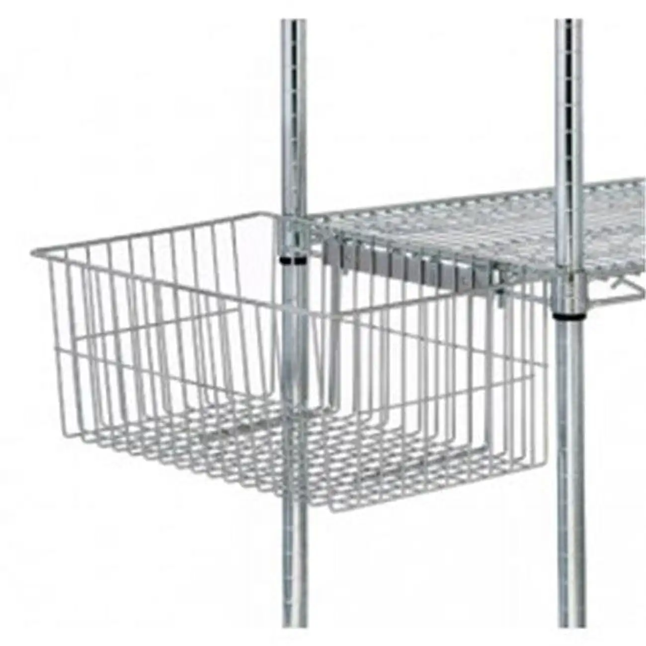 Chrome Wire Shelving Utility Basket