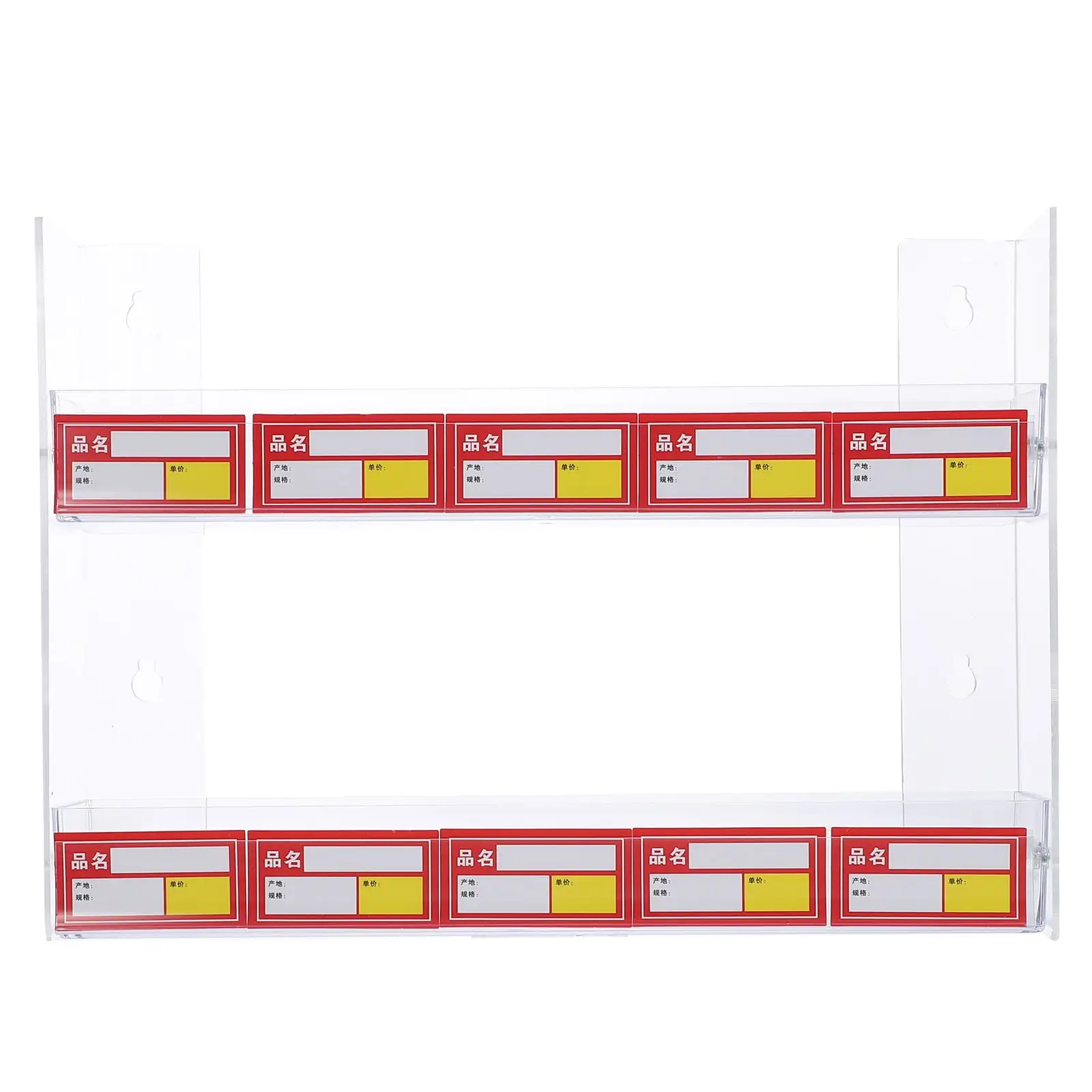 Commodity Display Rack Cabinet Shelves 2-layer Small Shelf Plastic