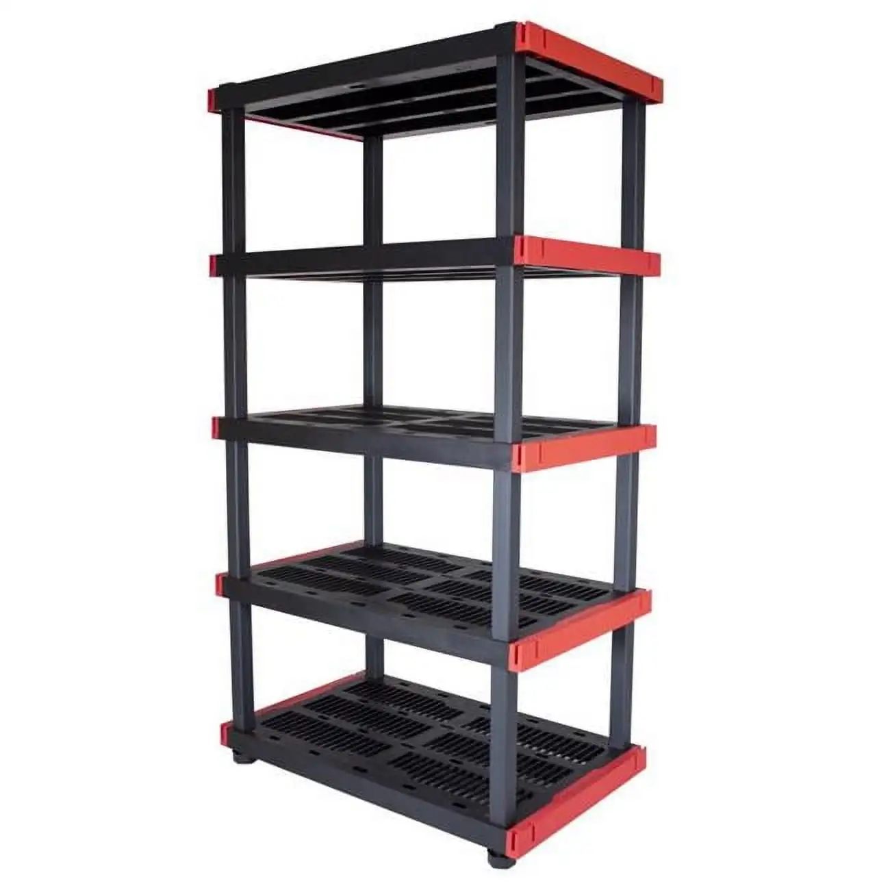 Craftsman 5040637 72 x 40 x 24 in. Resin Shelving Unit. Black & Red