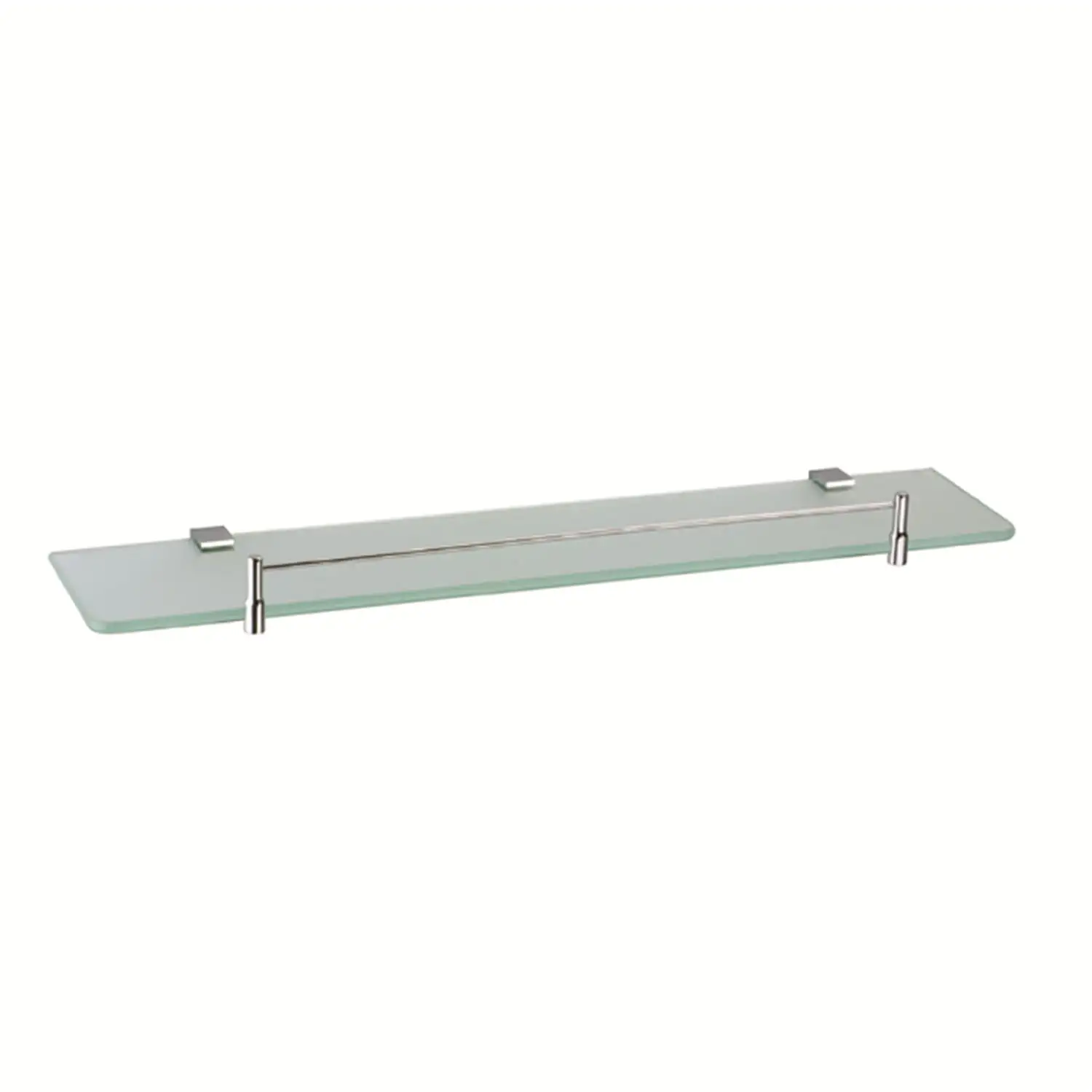 Dawn 8210-PC Square Series Solid Brass Bathroom Shelf in Chrome