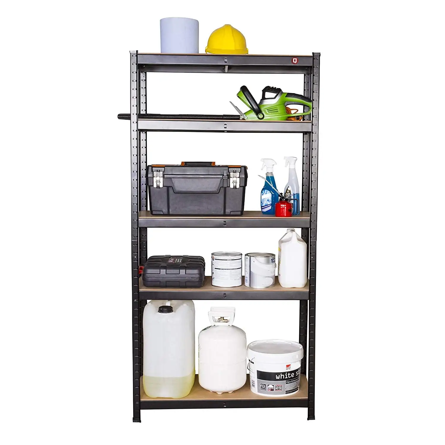 Dayplus 5-Tier Heavy Duty Metal Shelving. 59 x 28 x 12 Racking Storage Unit Black