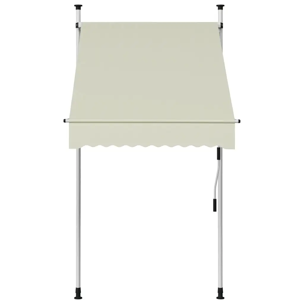 Dcenta Manual Retractable Awning 39.4 Cream