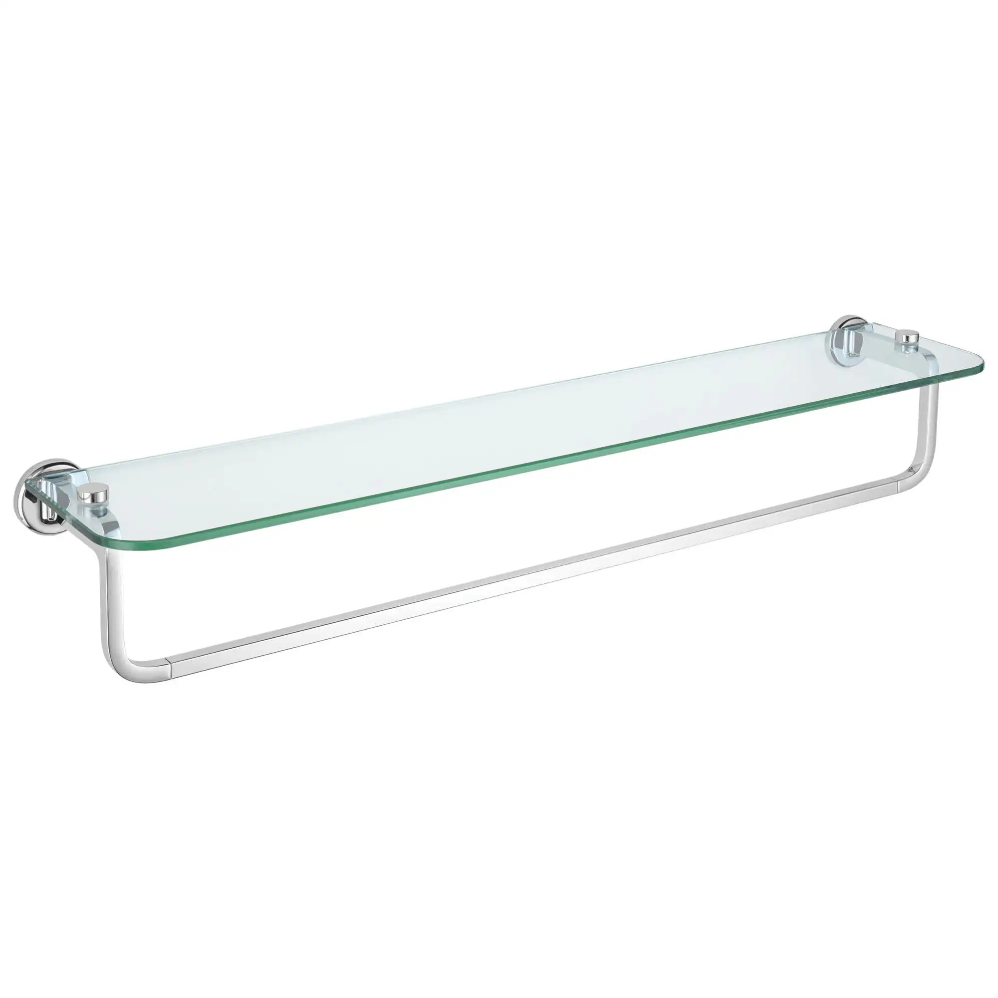 Delta Iao35032 Kendari 25-3/4 Glass Bathroom Shelf - Chrome