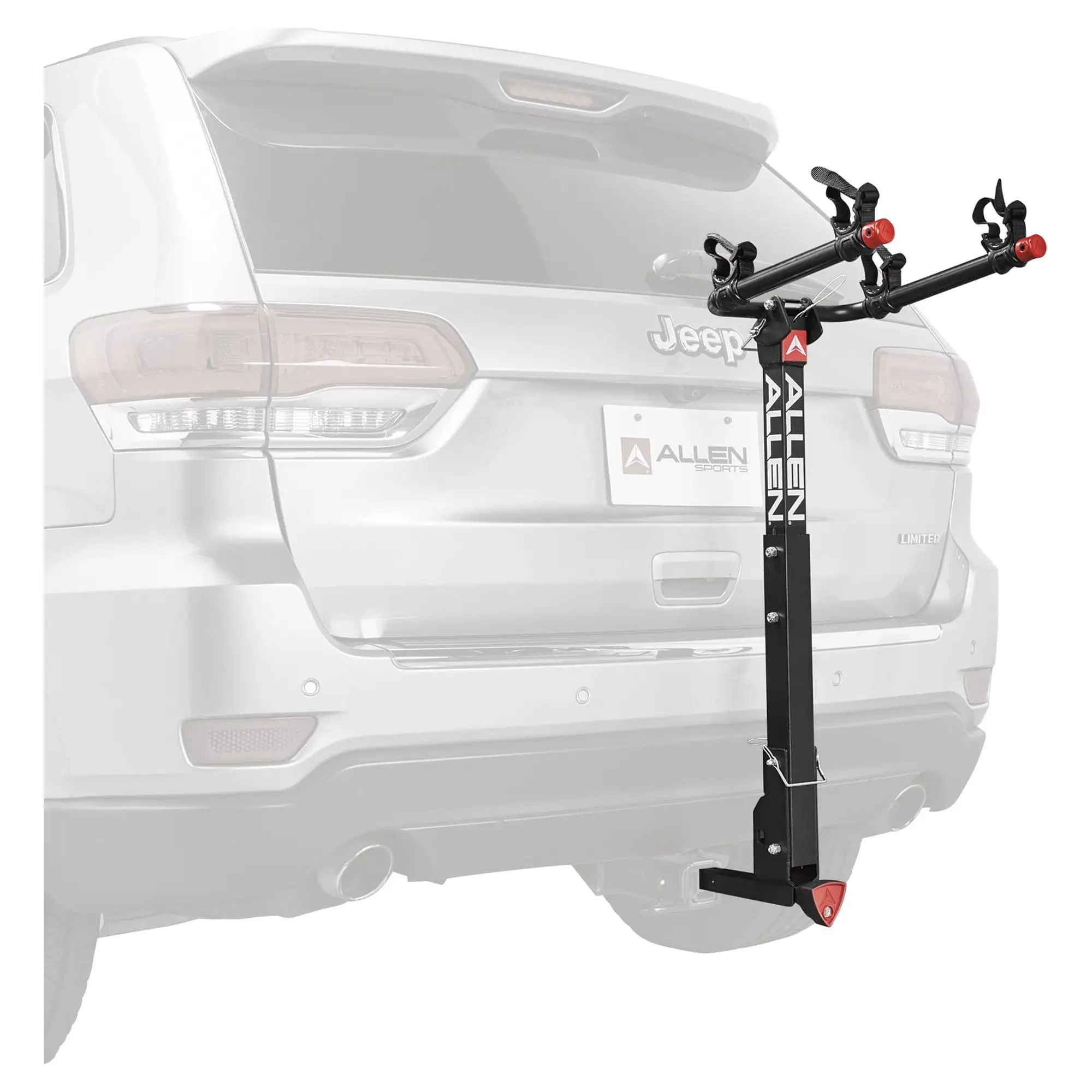 Deluxe Locking Quick Release 2-Bicycle Hitch Mounted Bike Rack Carrier. 522QR