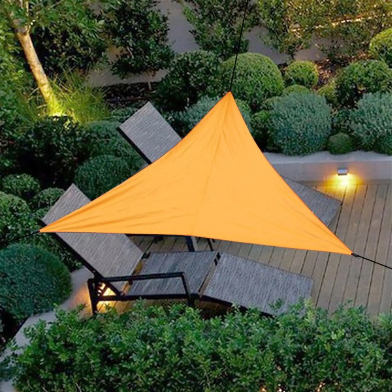 Dopebox Canopy Sand for Patio Garden Yard Deck. Shade Sail Heavy Duty. Shade Covers Outdoor. Outdoor Sun Shade Canopy. Canopy for Porch (Orange)