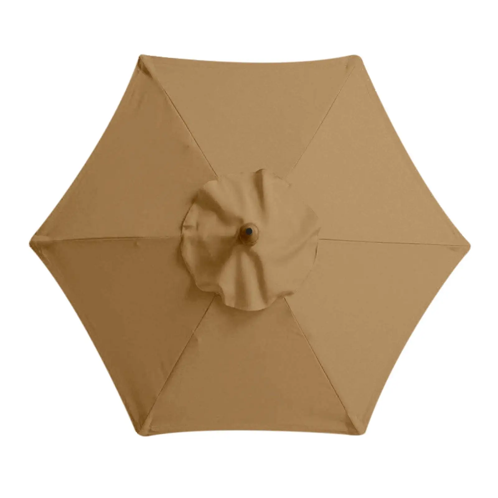 Dopebox Clearance Outdoor Garden Umbrella Outdoor Stall Umbrella Beach Sun Umbrella Replacement Cloth 78.7 Inch Diameter With 6 Bones. Lawn Decorations Outdoor (Khaki)