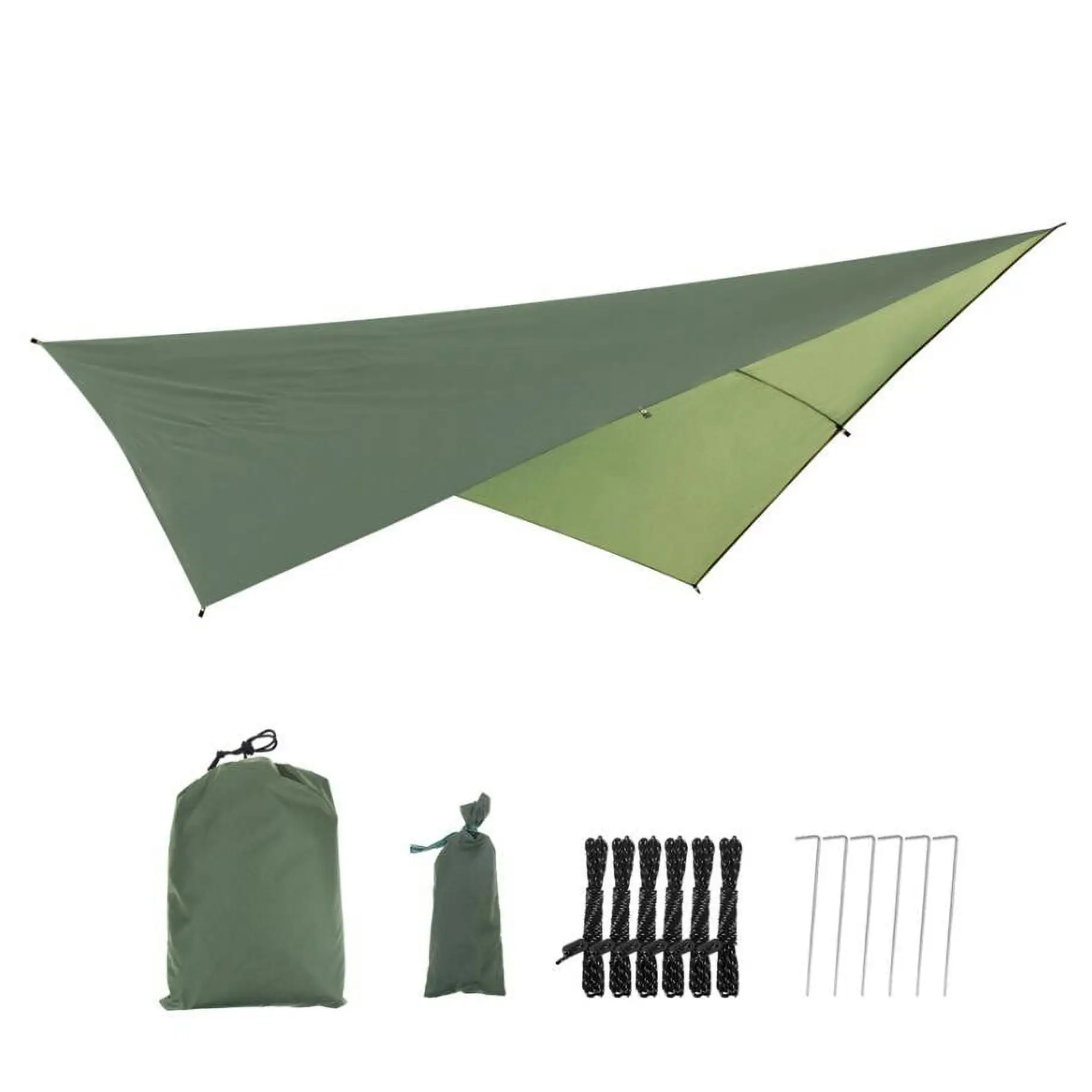 Dopebox Shade&Beyond Triangle Sun Shade Sail. Backyard Shade Cover. Waterproof Sun Shade Sail. Outdoor Sun Shade Canopy. for All Outdoor Activities (A)