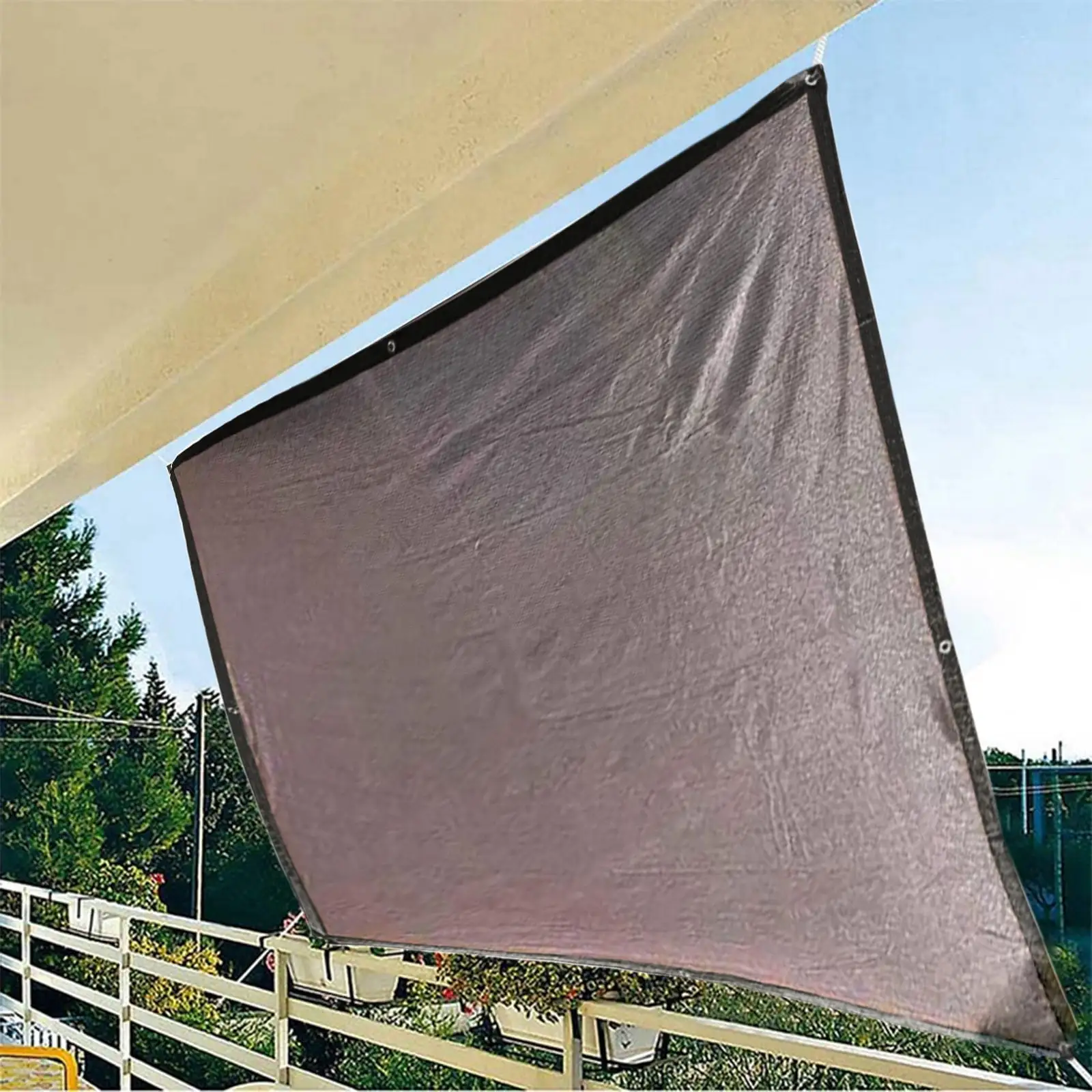 Dopebox UV Block Shade Canopy. Outdoor Sun Shades for Patios. Shade Tents for Outdoors. Triangular Sun Shade. for Pergola Shade Covers (2x4m)