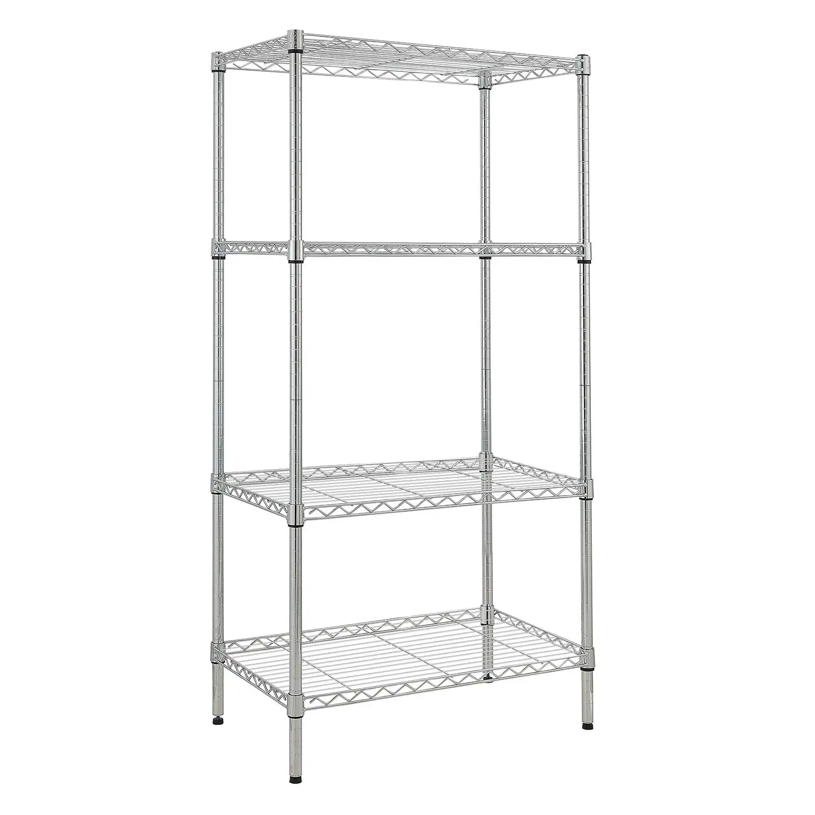 EasingRoom 30W x 18D x 59H Heavy Duty Wire Shelving Unit. Storage Rack for Kicthen Garage Organizer. 300 lb Capacity Per Shelf