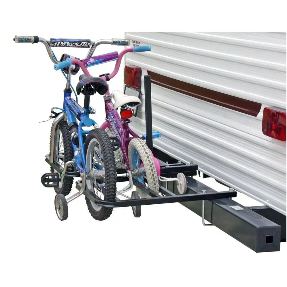 Elevate Outdoor RV or Camper Trailer Bumper Bike Rack for 1-2 Bicycles