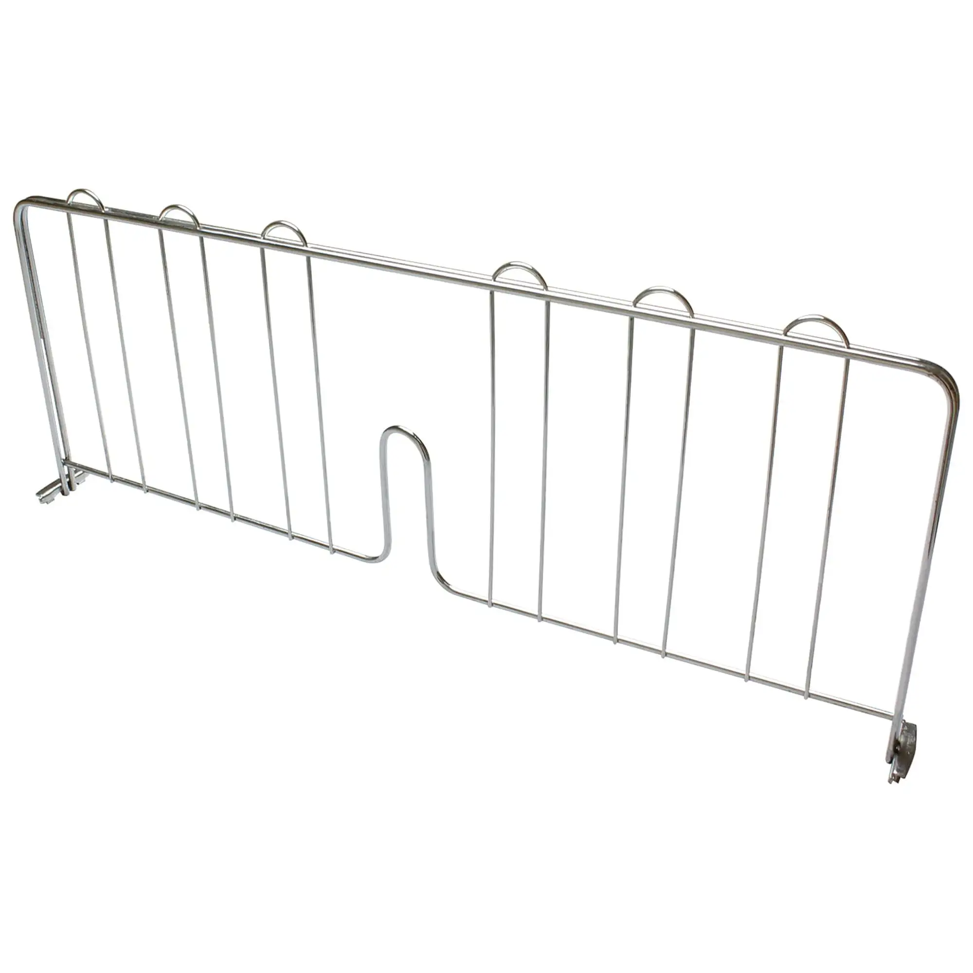 Excellante 24 pressure-fit shelf divider. chrome. comes in each