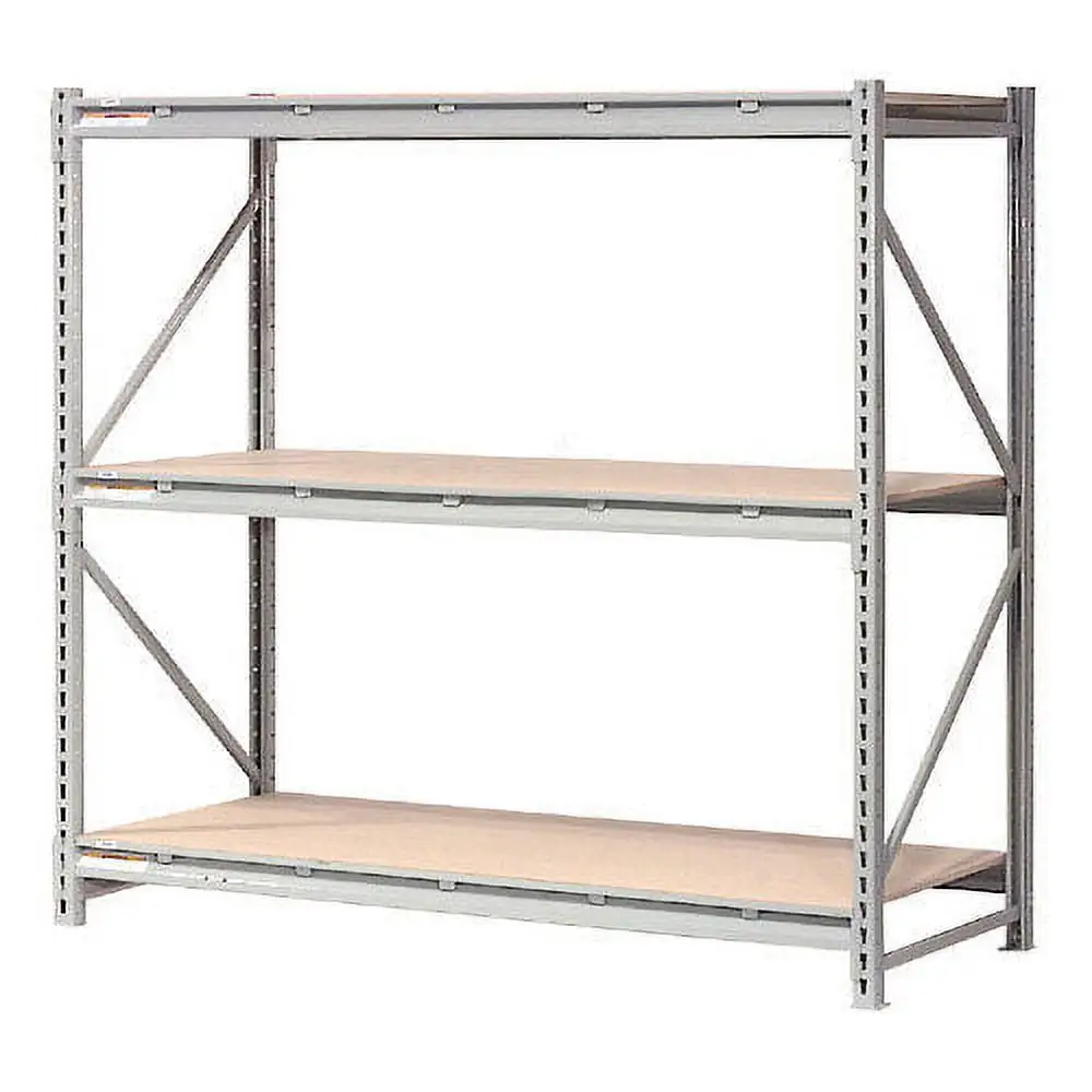 Extra High Capacity Bulk Rack With Wood Decking. Starter Unit. 72W x 18D x 72H