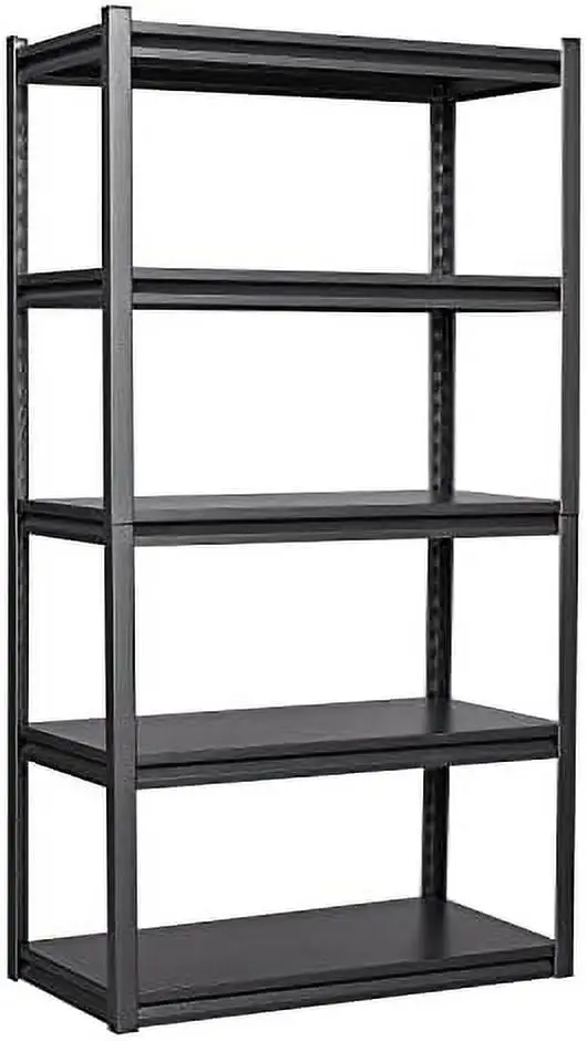 FDIGLUL Garage Shelves Heavy Duty 5-Tier Metal Shelving Unit Adjustable Garage Racks and Shelving Utility Racks for Garage Kitchen Basement Warehouse