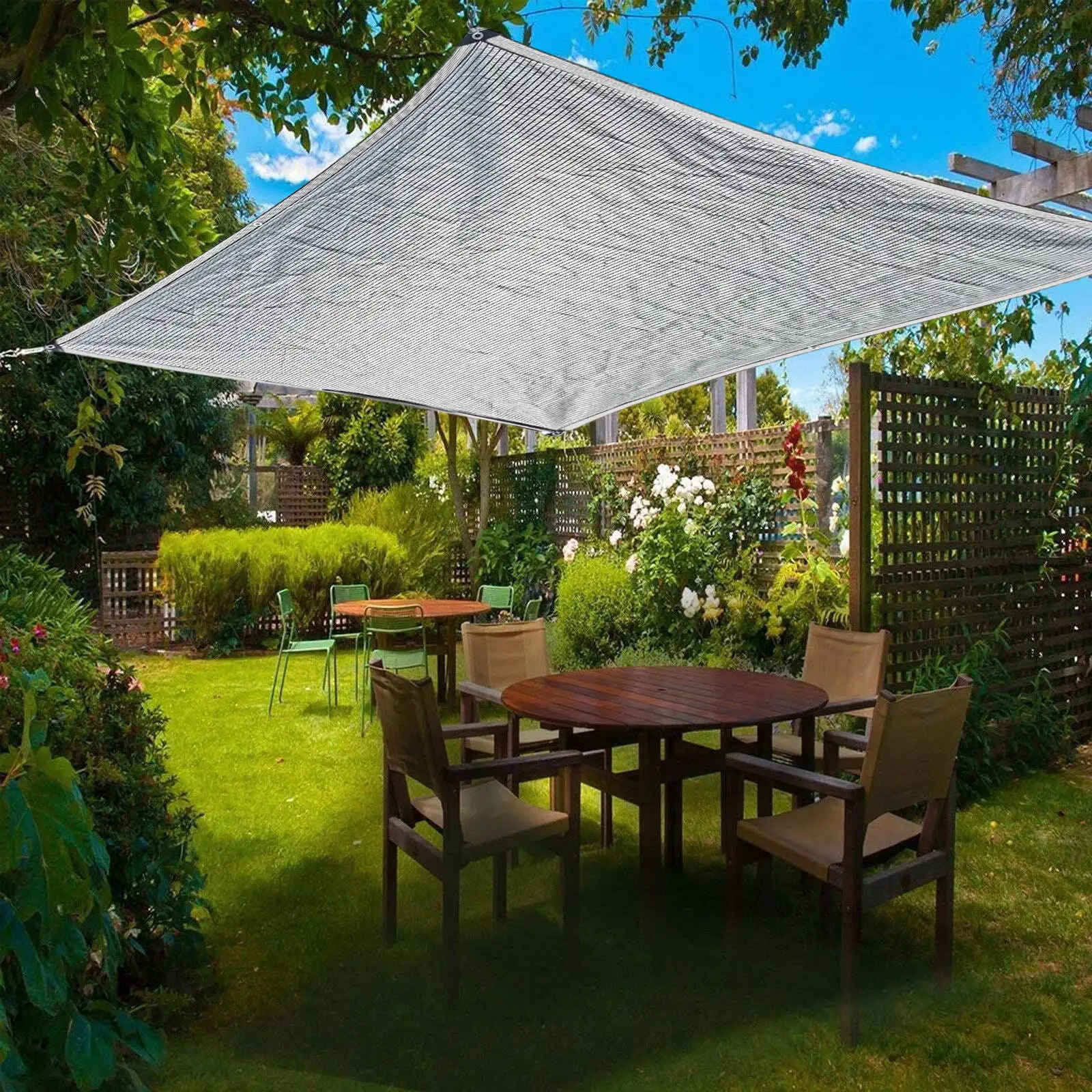 Fnochy Halloween Decorations Clearance Sun Shade Canopy.Outdoor Sunshade Swimming Pool Sun Awning - 95% Sunshine Protection - Rectangle Shade Canopy Sunshine Block For Patio Garden Outdoor Facility