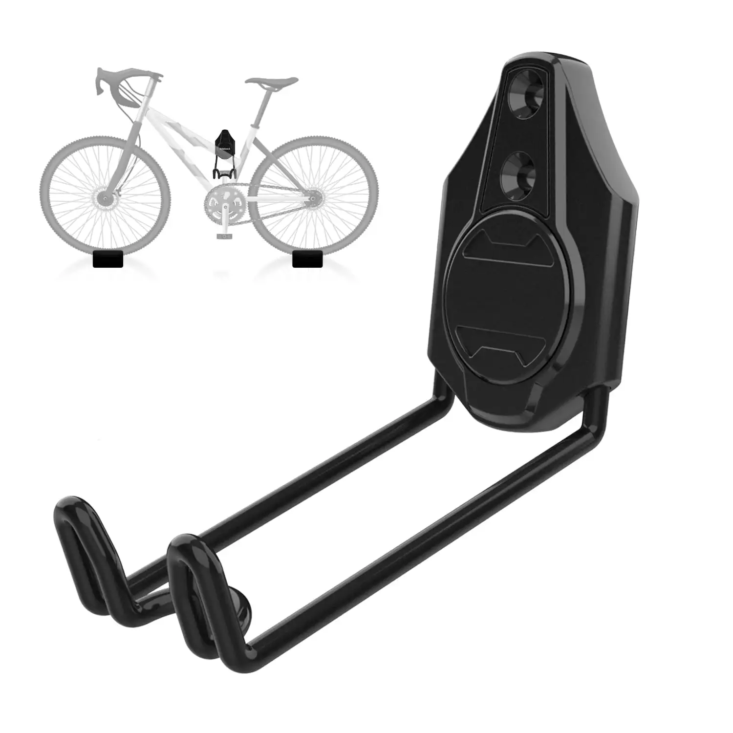 Garage Wall Bike Hooks. Bike Rack with 60 lb Capacity. Garage Hooks for Mountain Bike. Road Bike & Kids Bike