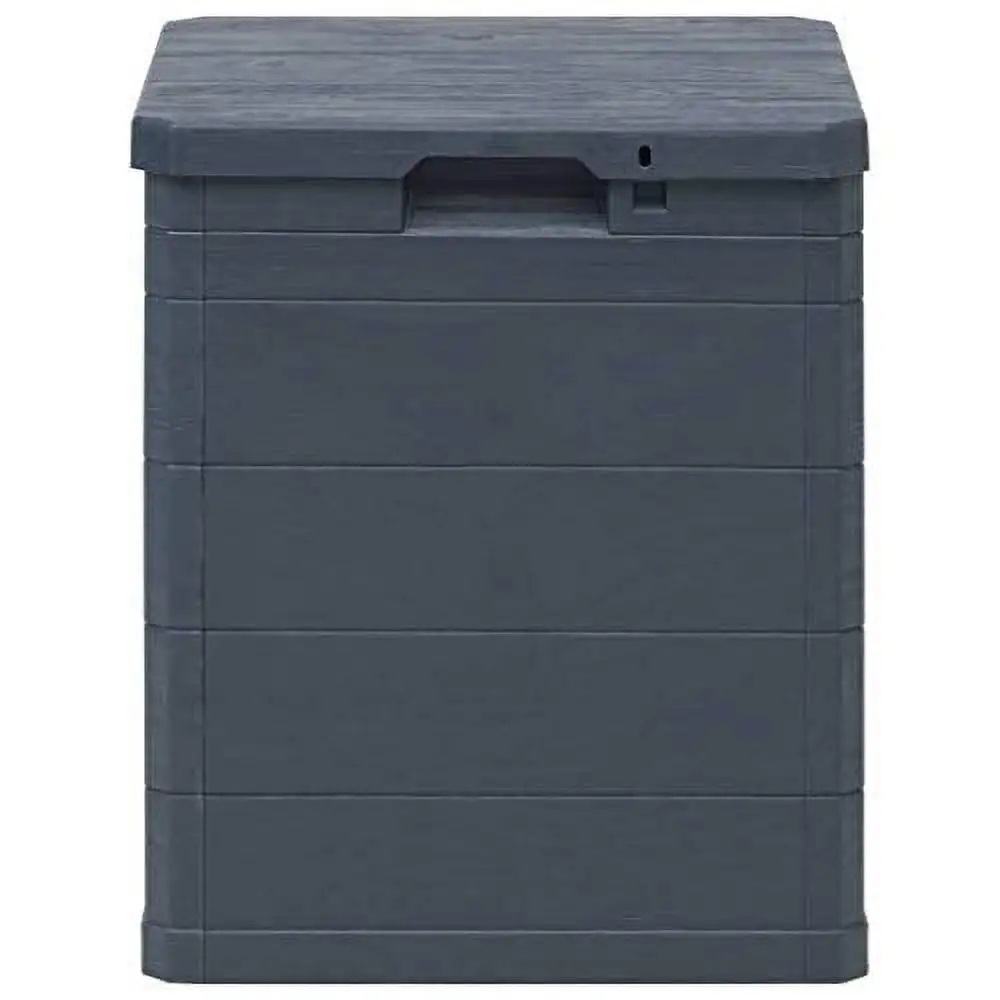 Garden Storage Deck Box.Outdoor Plastic Lockable Garden Container Cabinet Toolbox for Patio. Lawn. Poolside. Backyard Outdoor 16.7x17.3x19.7(23.8 Gal)