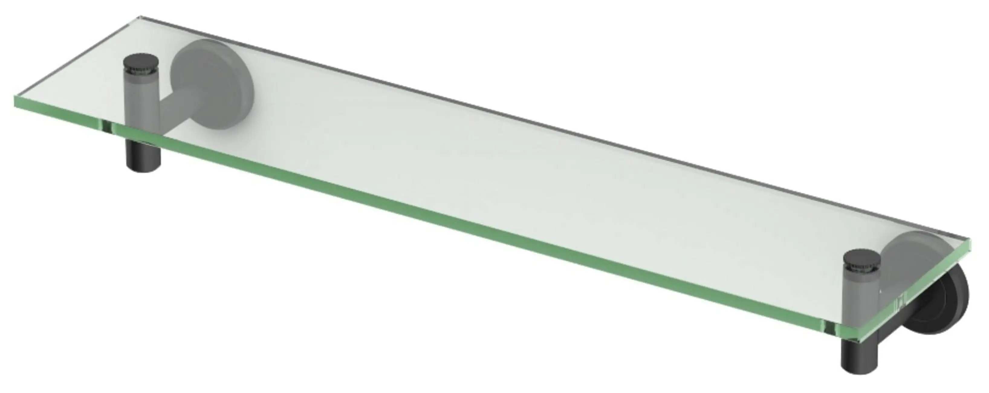 Gatco 4246Mx Latitude2 20 Glass Shelf - Black