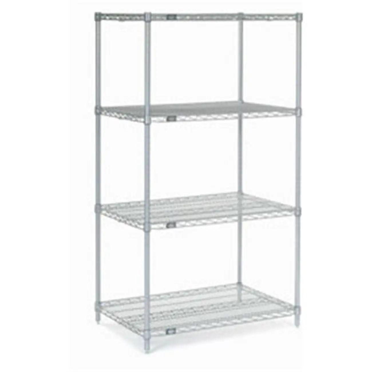 Global Industrial 14246C Nexel Chrome Wire Shelving. 24 x 14 x 63 in.