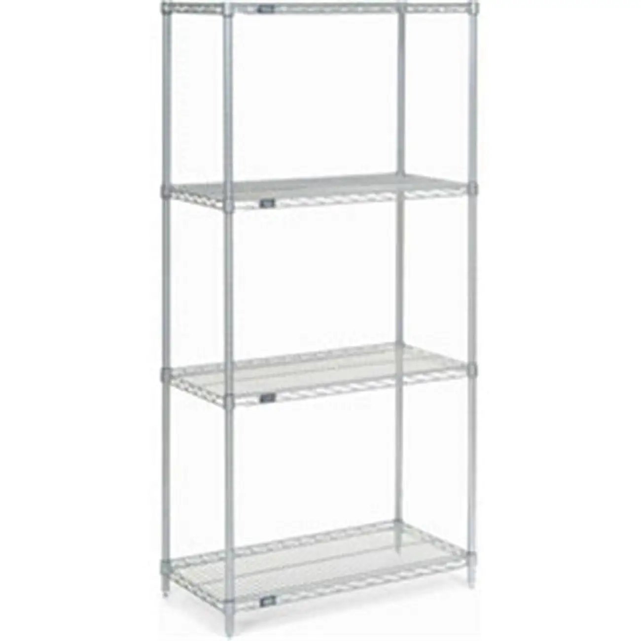 Global Industrial 14367C Nexel Chrome Wire Shelving. 36 x 14 x 74 in.