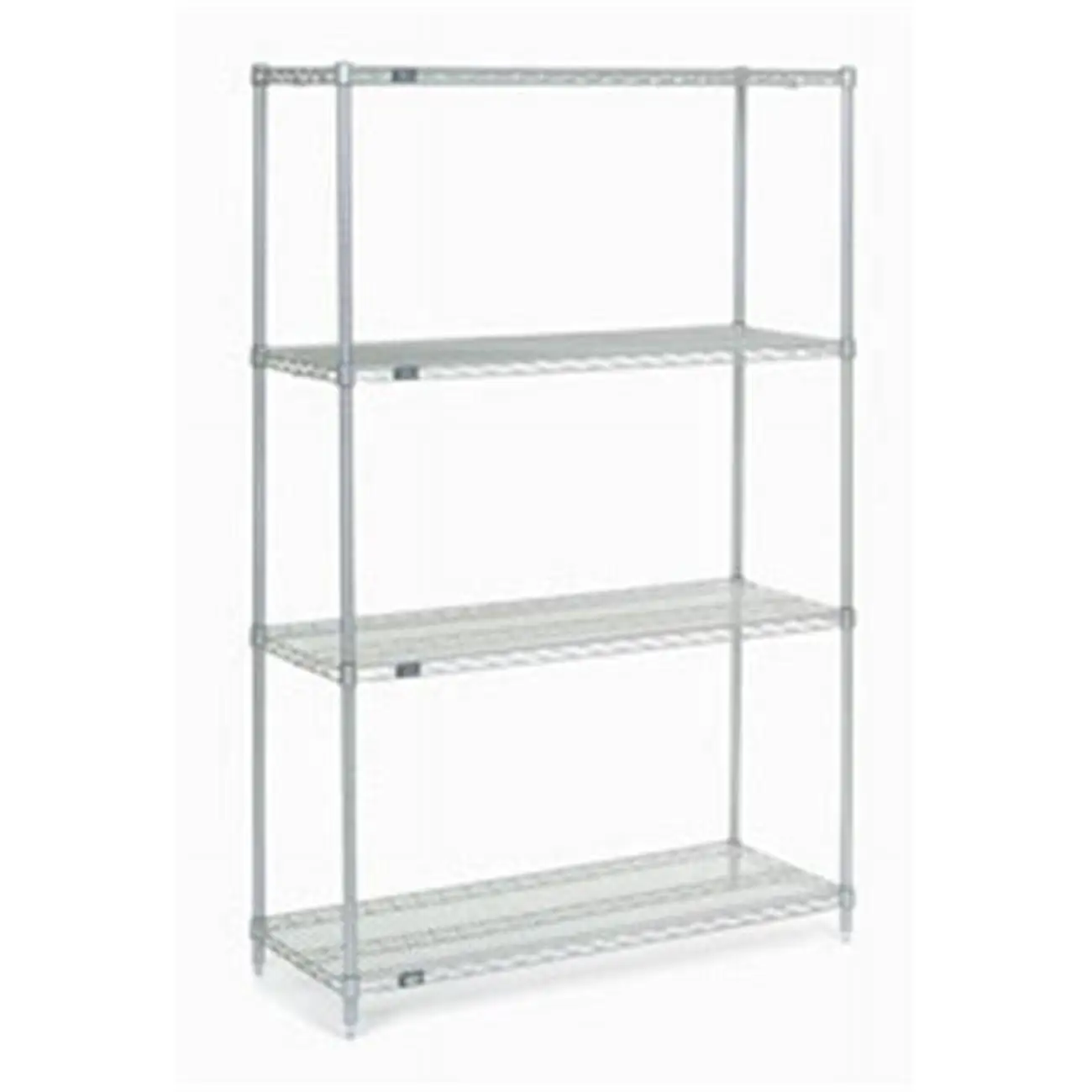 Global Industrial 14427C Nexel Chrome Wire Shelving. 42 x 14 x 74 in.