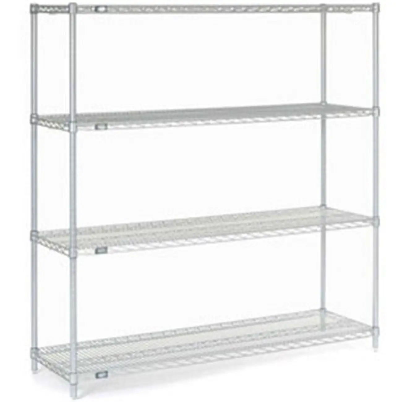 Global Industrial 14486C Nexel Chrome Wire Shelving. 48 x 14 x 63 in.