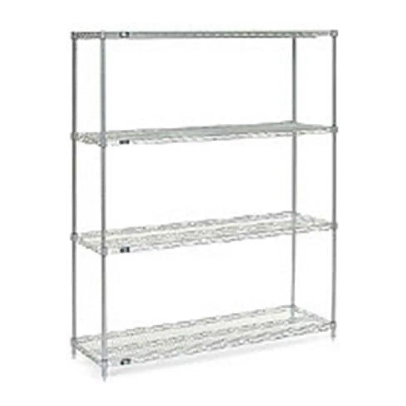 Global Industrial 14487C Nexel Chrome Wire Shelving. 48 x 14 x 74 in.