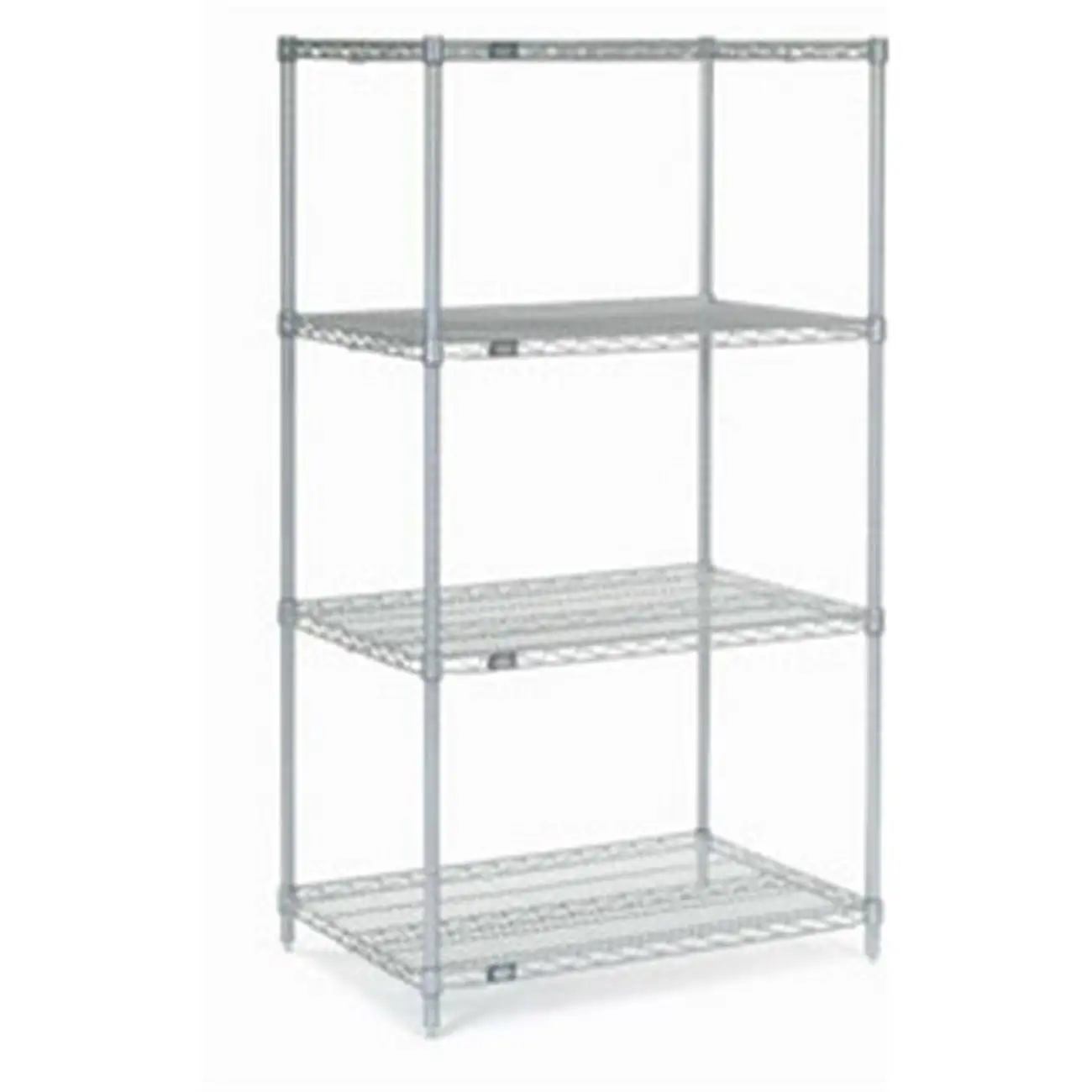 Global Industrial 18246Z Nexel Poly-Z-Brite Wire Shelving. 24 x 18 x 63 in.