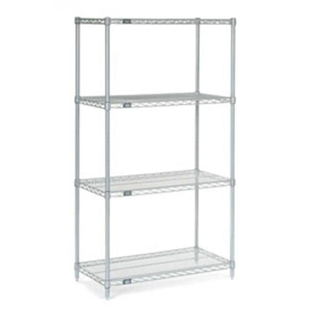 Global Industrial 24246C Nexel Chrome Wire Shelving. 24 x 24 x 63 in.