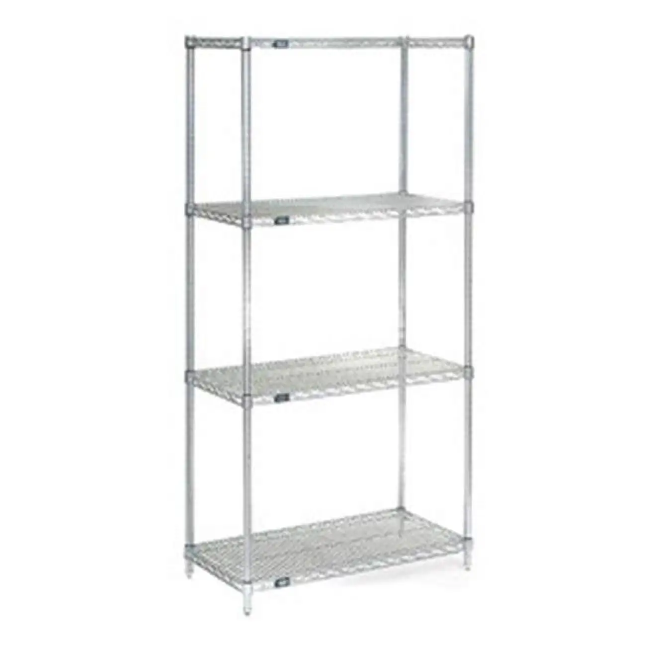 Global Industrial 24247C Nexel Chrome Wire Shelving. 24 x 24 x 74 in.