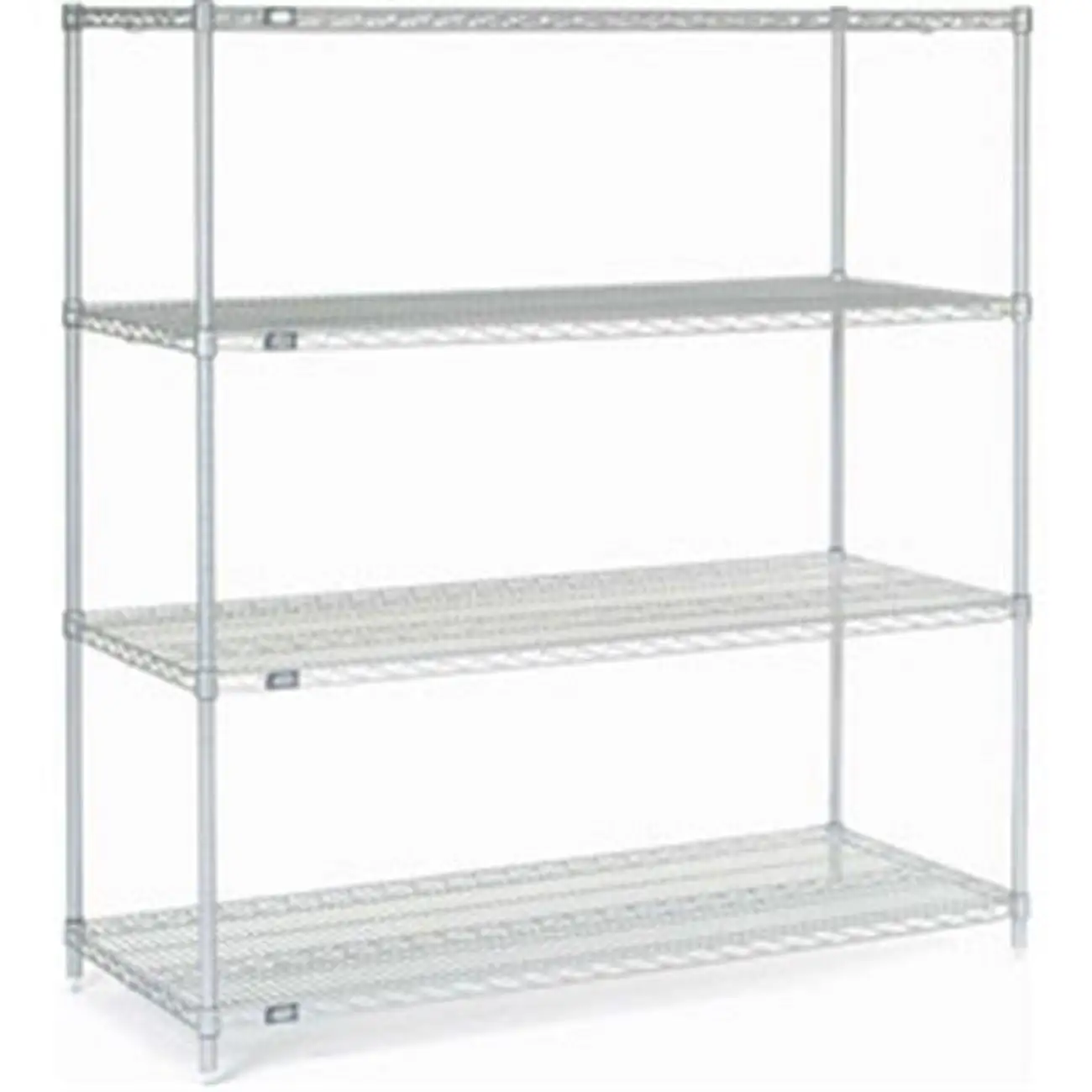 Global Industrial 24606C Nexel Chrome Wire Shelving. 60 x 24 x 63 in. - NSF Certified