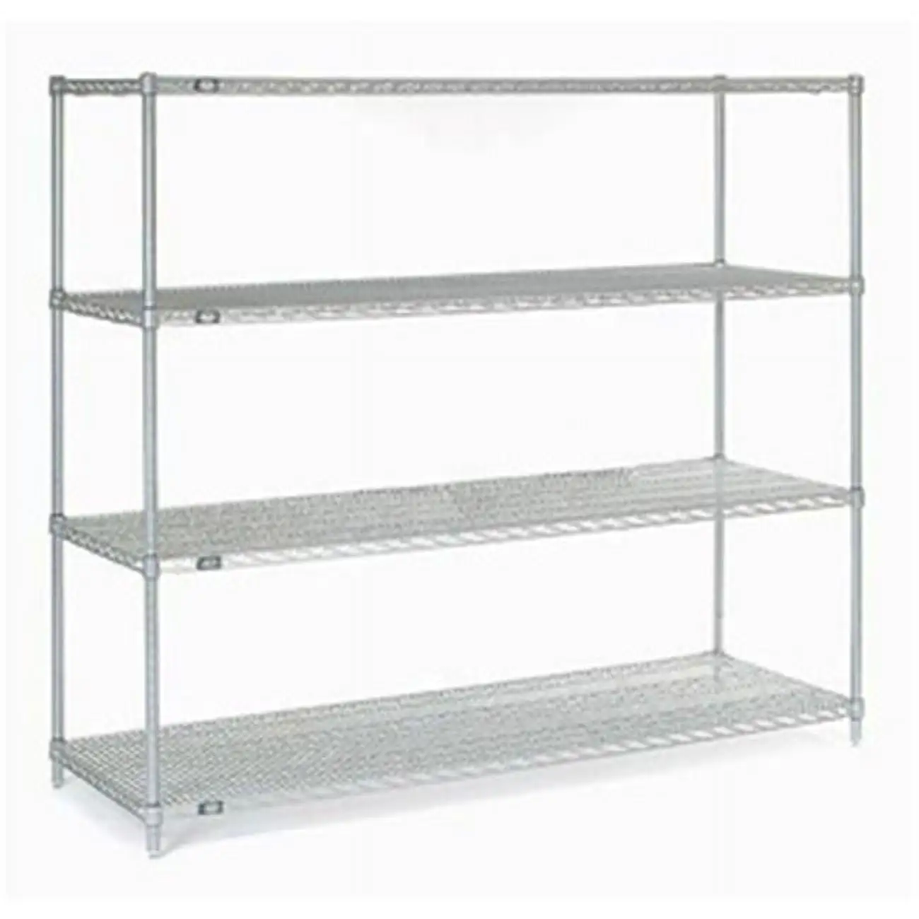 Global Industrial 24726C Nexel Chrome Wire Shelving, 72 x 24 x 63 in.