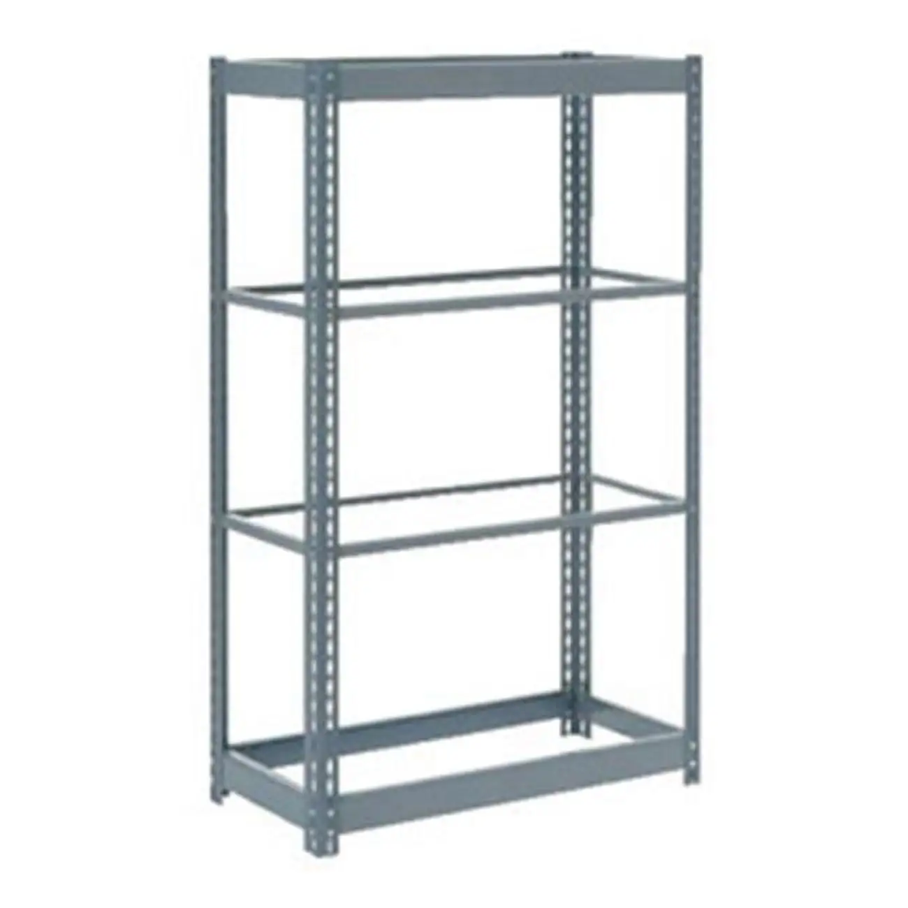 Global Industrial 790CP19 36 x 24 x 60 in. Heavy Duty Shelving with 4 Shelves. Gray - No Deck