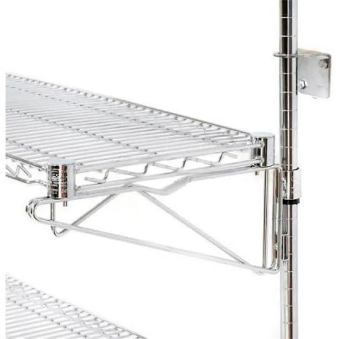 Global Industrial B1137176G Additional Level Nexel Poly-Green Wall Mount Wire Shelf - 54 x 24 in.