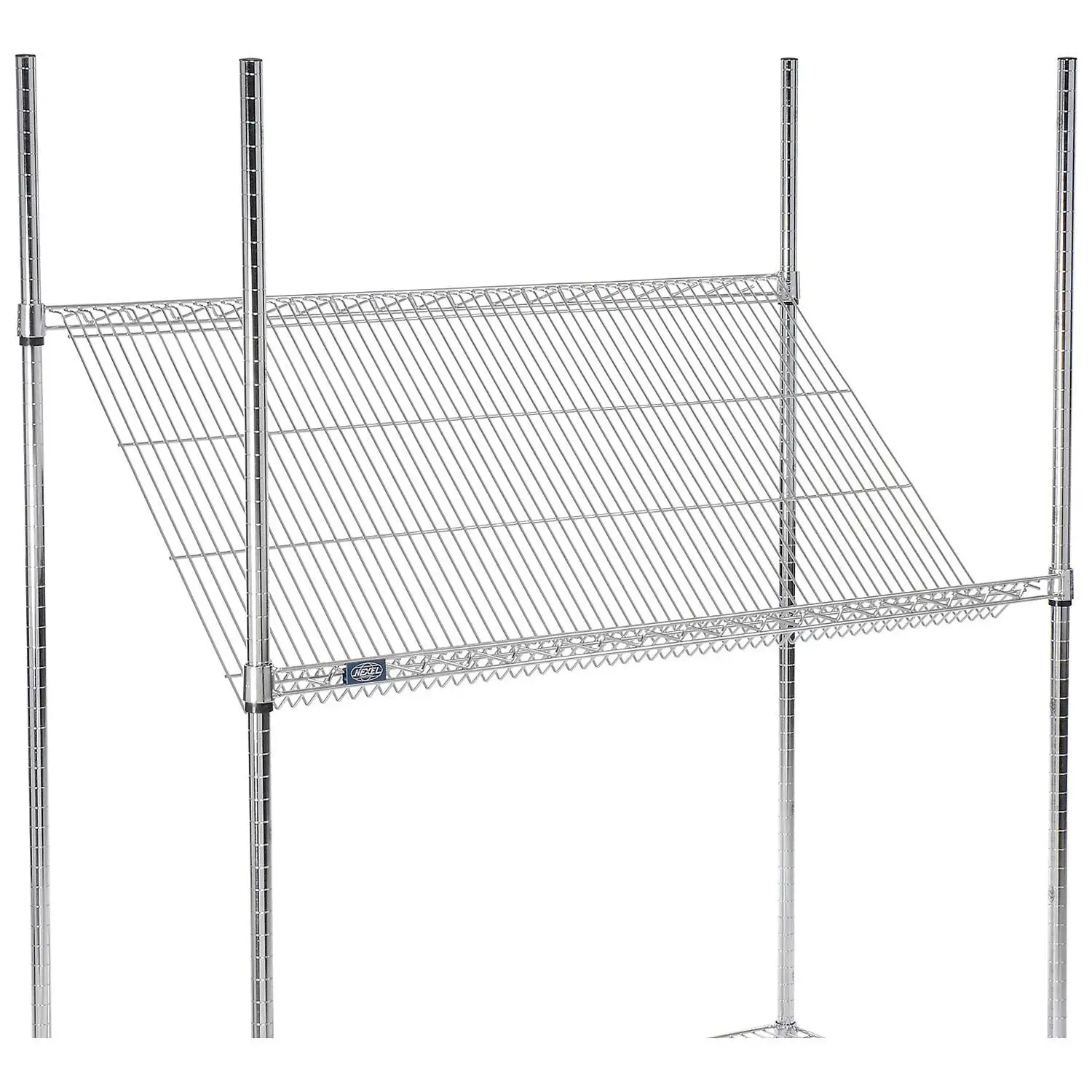 Global Industrial Chrome Wire Slant Shelf. 48x24