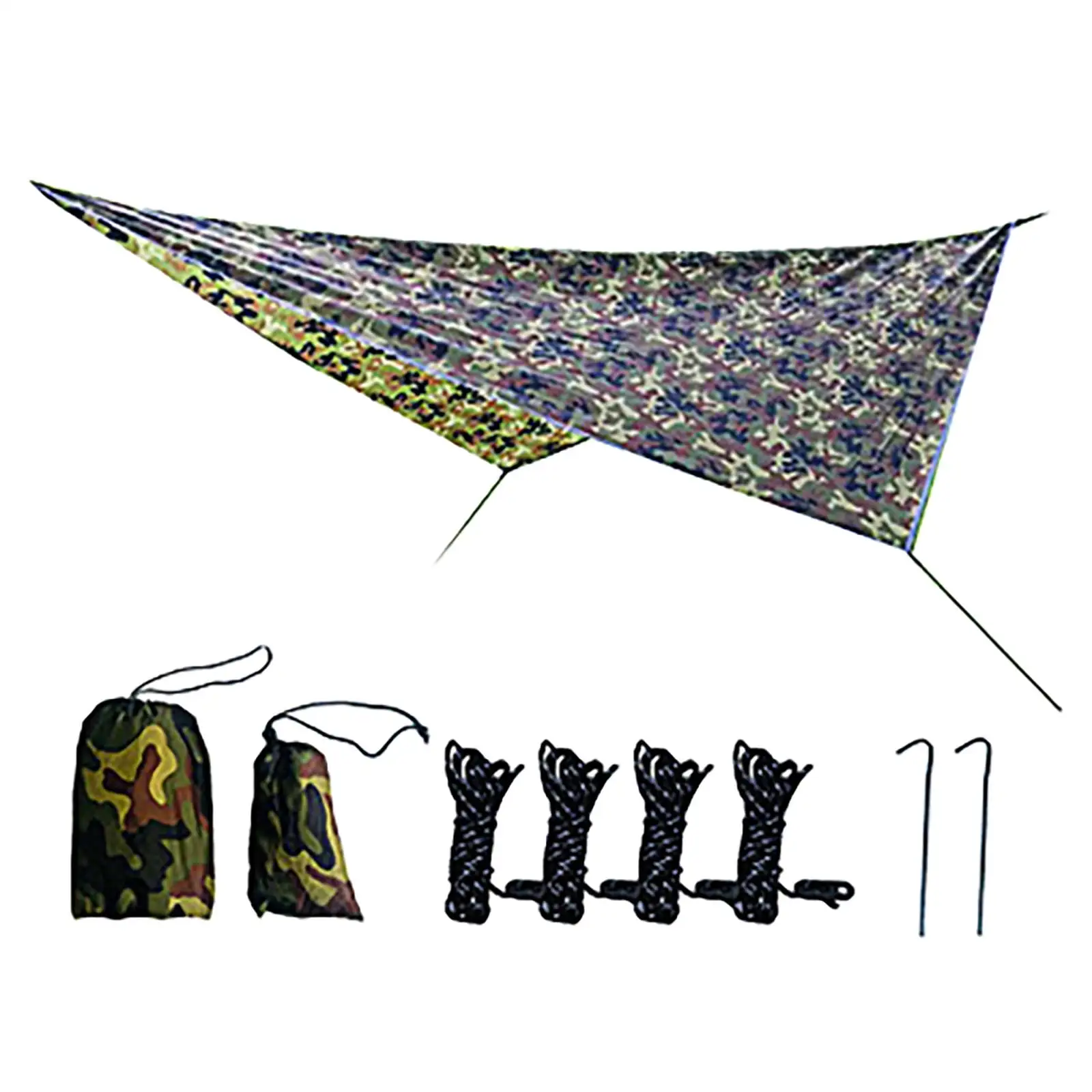 Gnobogi Waterproof Sun Shade Sail Triangle Outdoor Multifunctional Canopy Camping Mat Sunscreen for Yard Garden Outdoor Home on Clearance