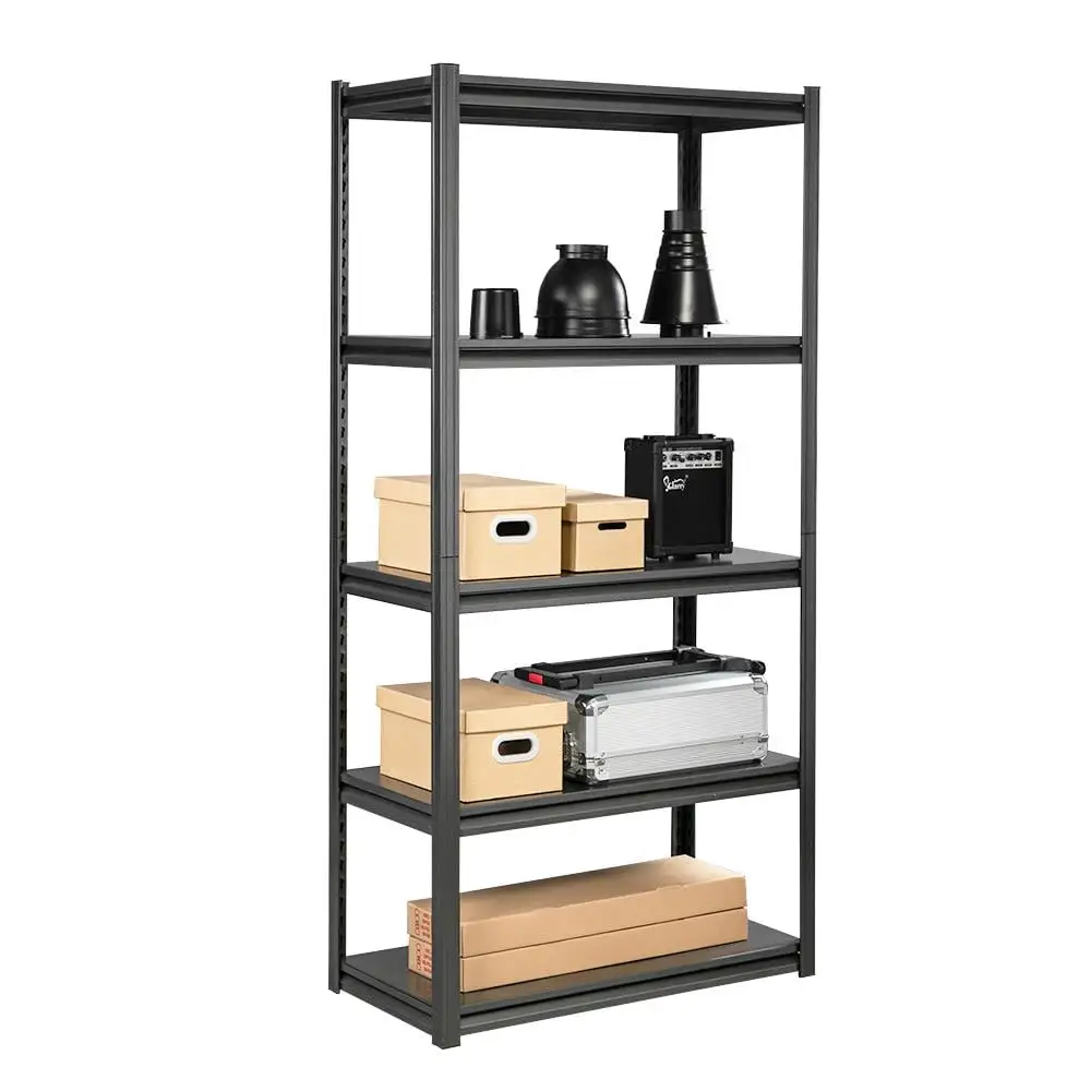 GoDecor 5 Layers Steel Display Shelving Unit.Adjustable Storage Shelf Rack.Wire Organize Silver