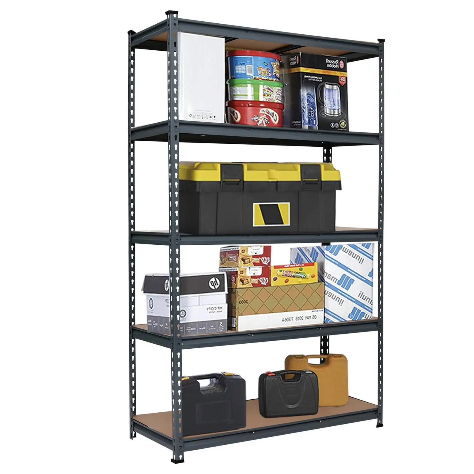 GoDecor Heavy Duty 5 Layer Garage Shelving Unit.71L x 43W x 18H. Gray