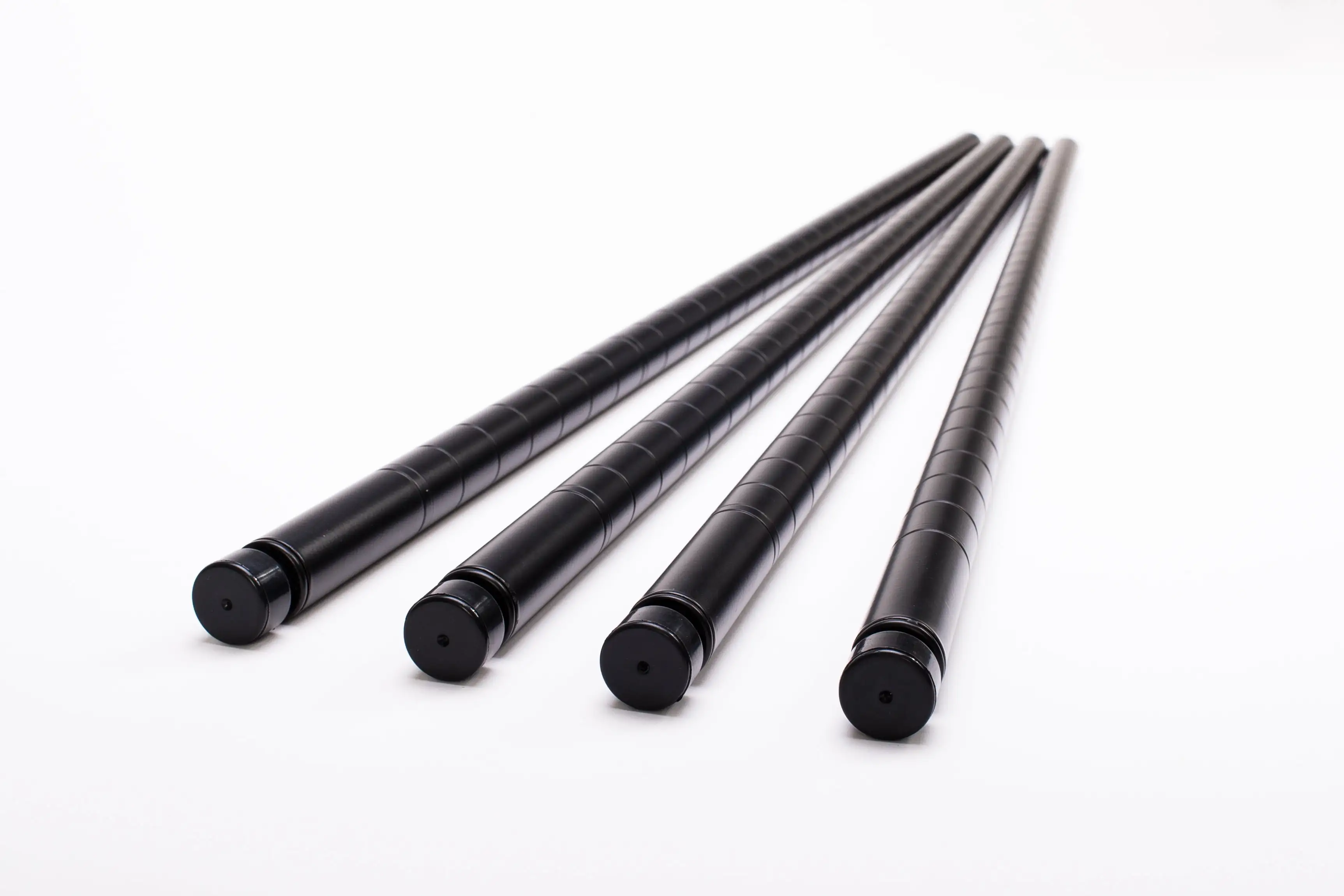 HSS 36 Long Bottom Pole 1 Pole Diameter 1.2 mm Thickness Black 4-Pack Hardware